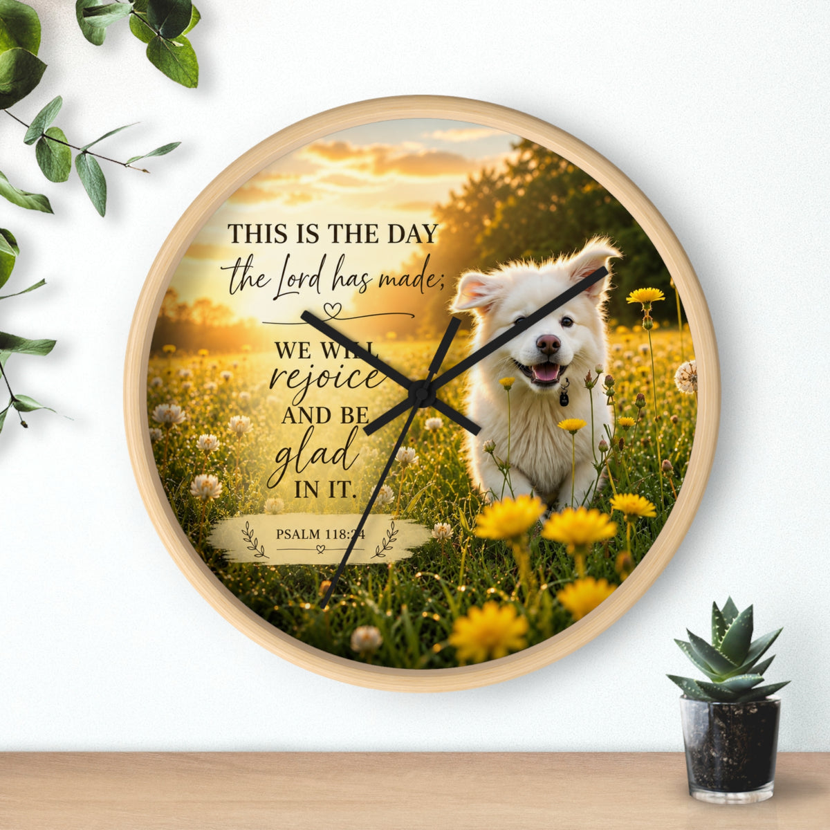 Rejoice Puppy = Clock