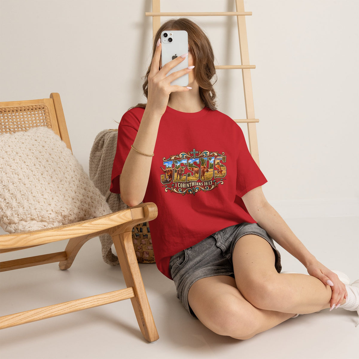Jesus Longhorn - Shirt