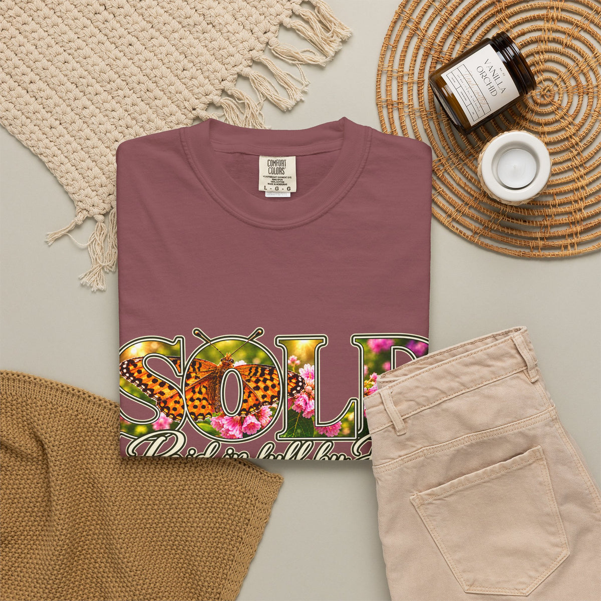 SOLD Consider the Flowers - Shirt