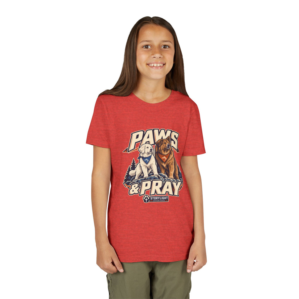 Paws & Pray 2 - Youth T‑Shirt