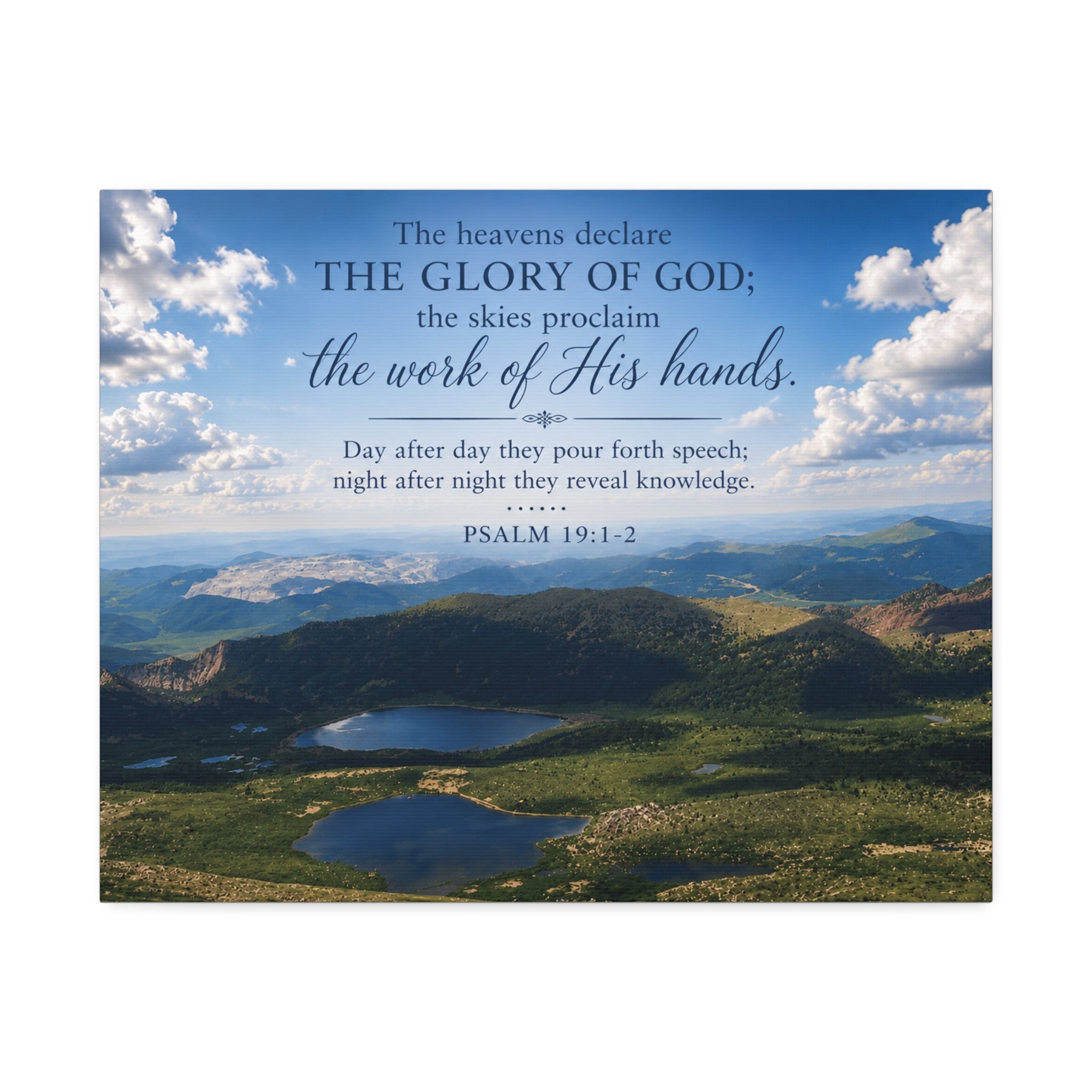 Work of His Hands | Canvas
