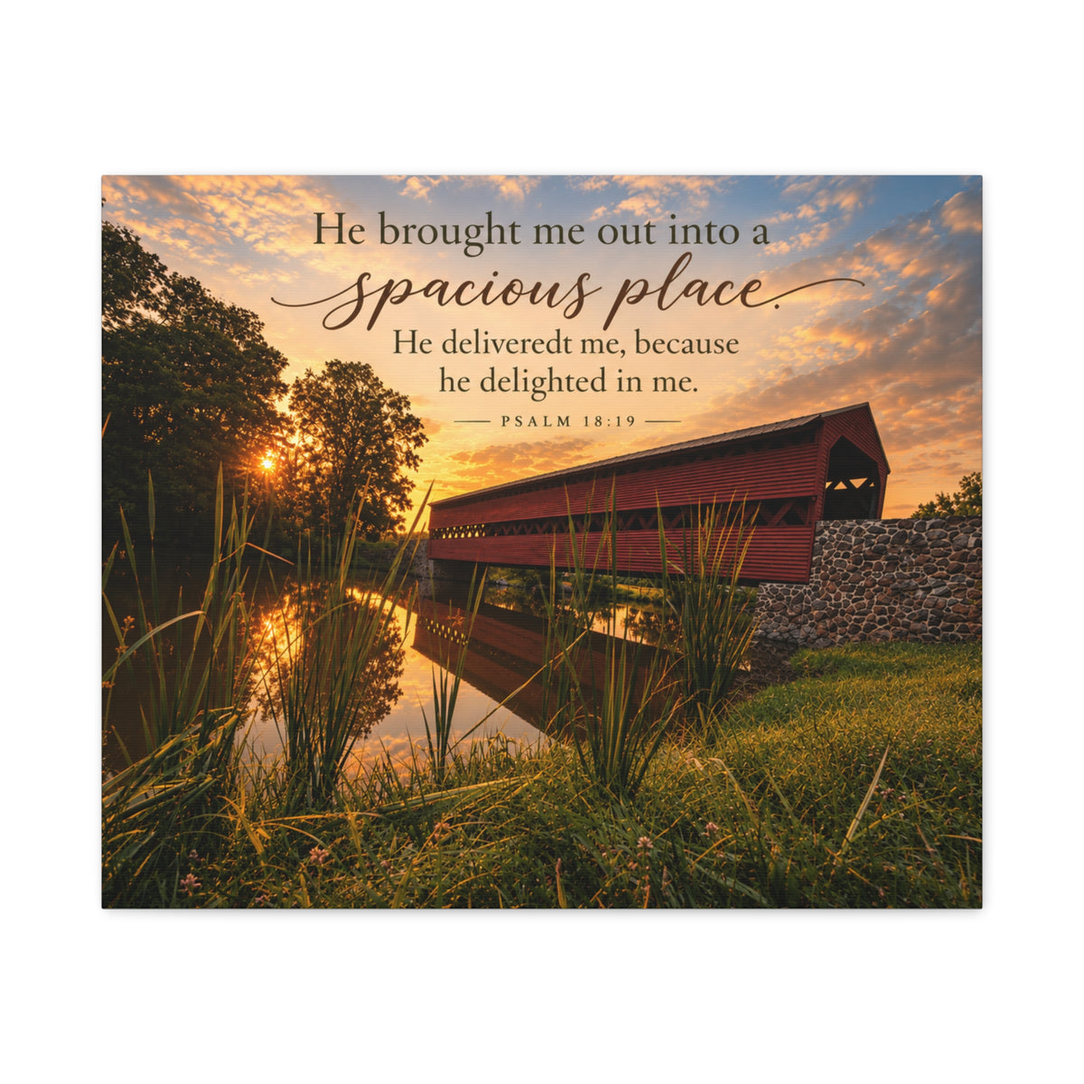 Into a Spacious Place - Canvas