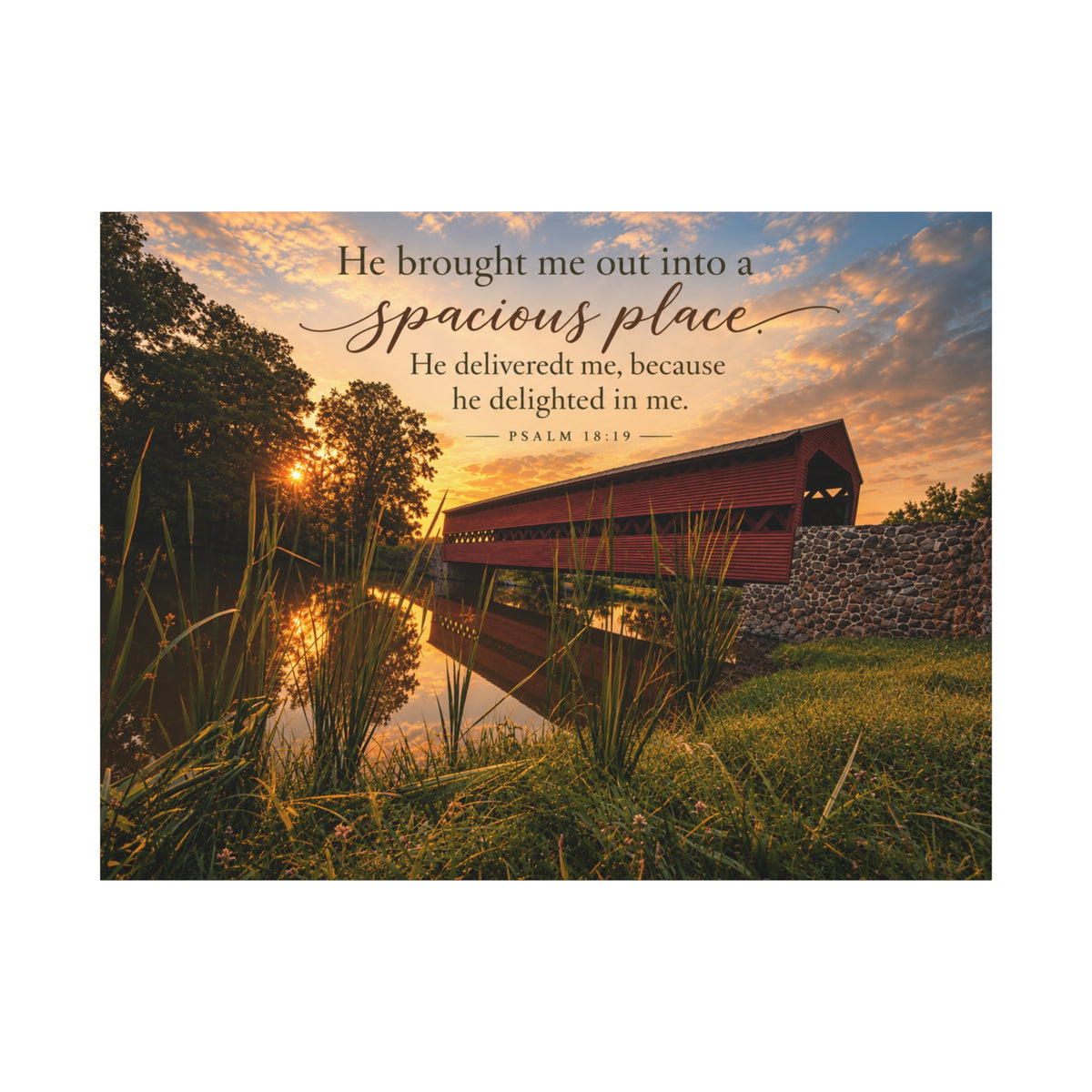 Into a Spacious Place - Canvas