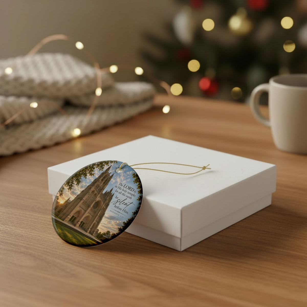 Be Still Before Him - Ornament