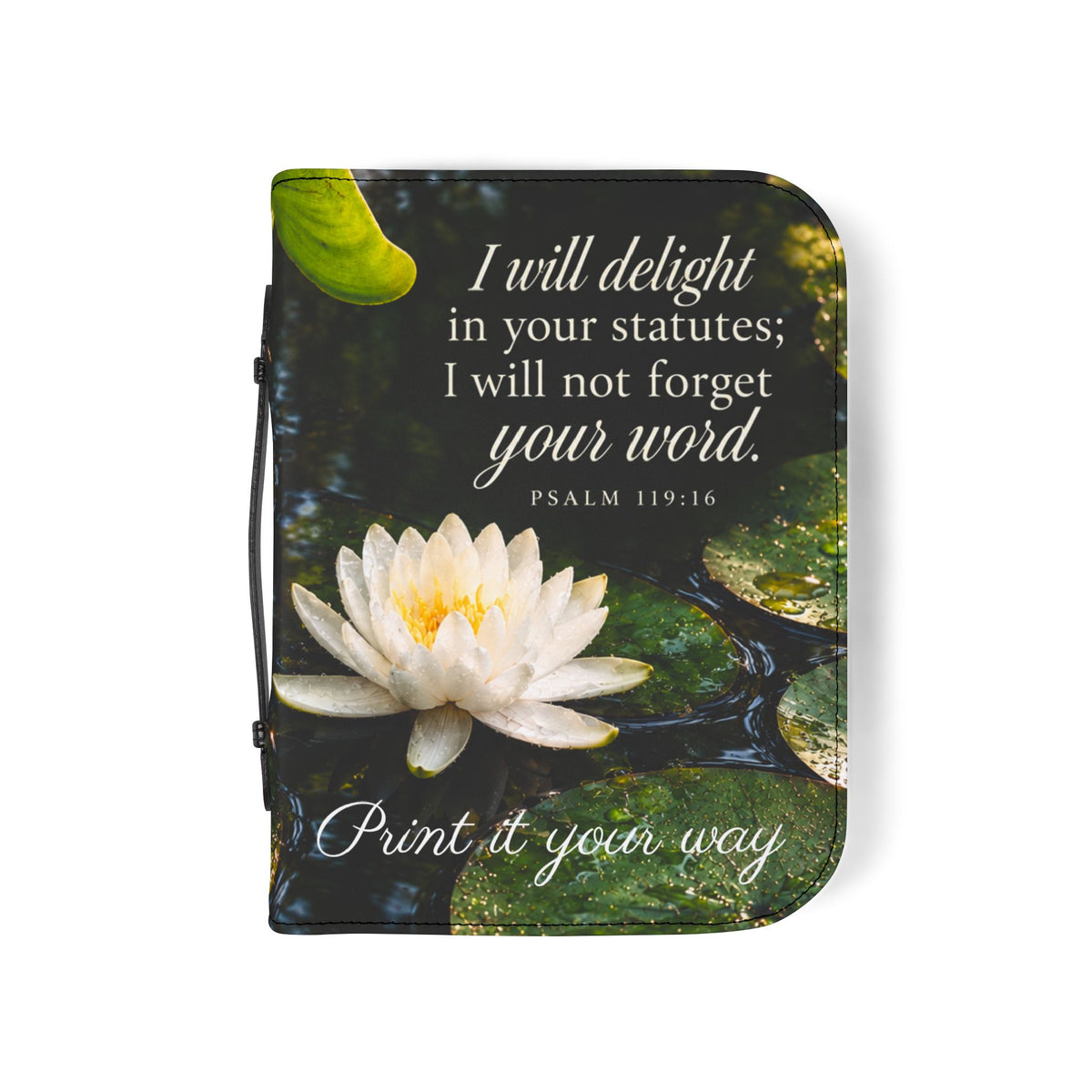 Delight in His Word - Bible Cover