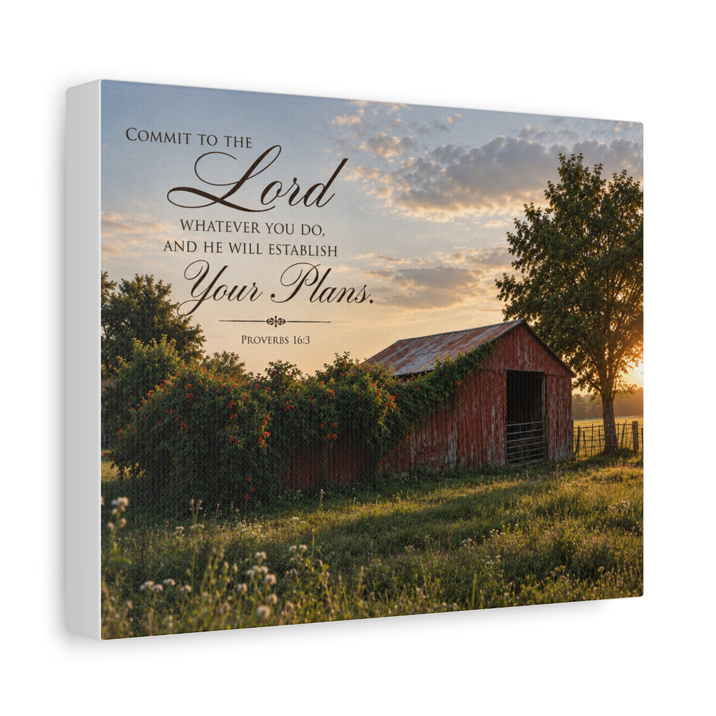 Established by Him - Canvas