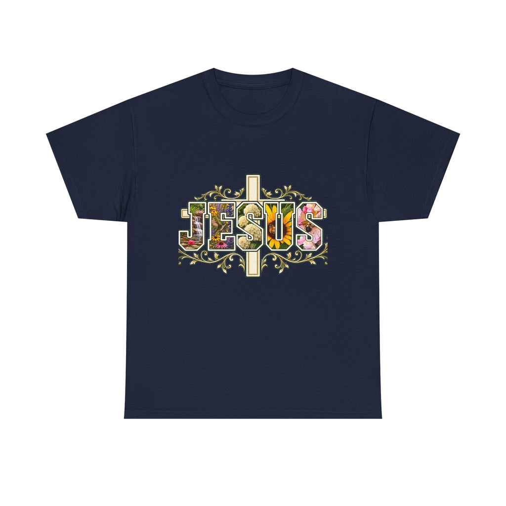 Jesus Floral -Shirt