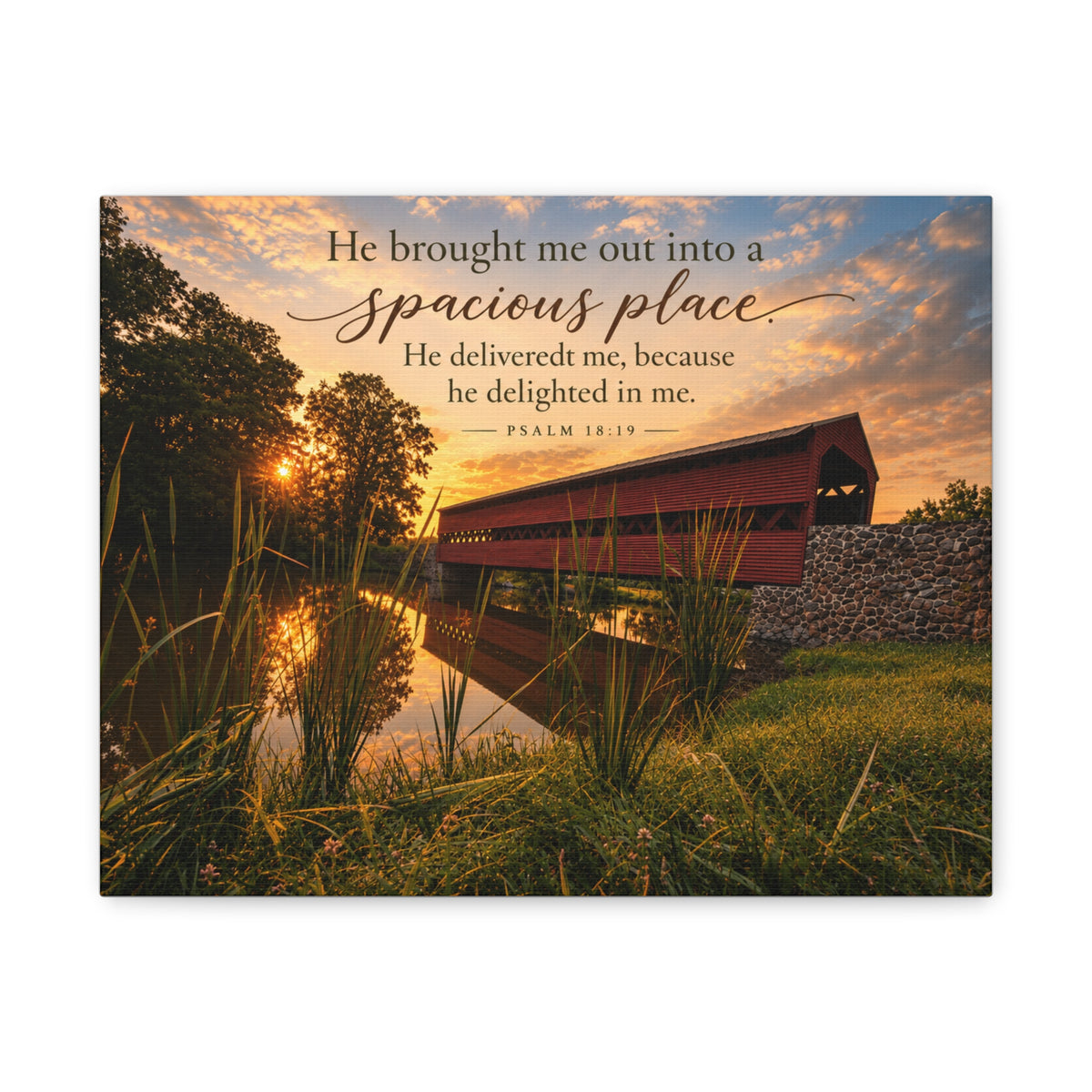 Into a Spacious Place - Canvas