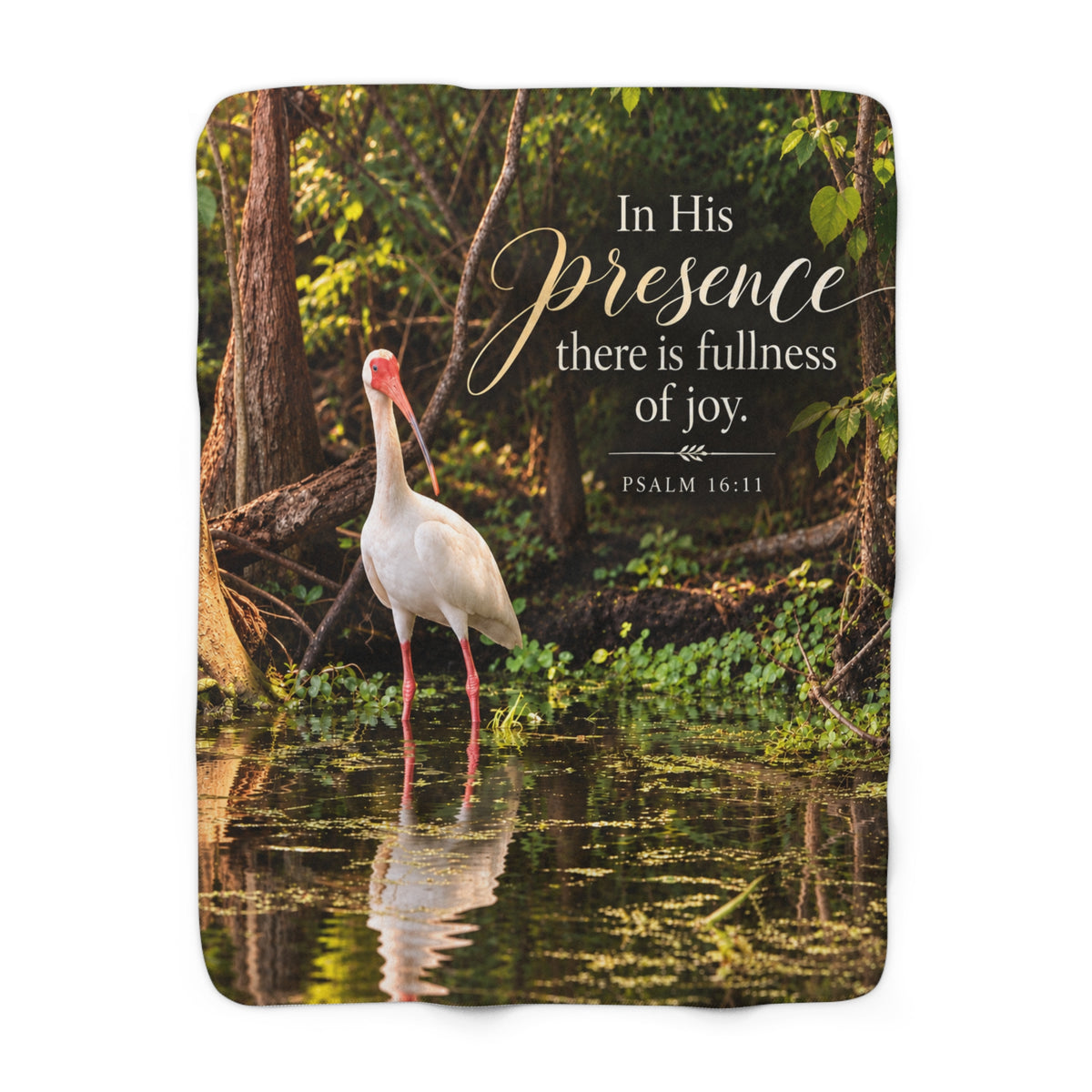 In His Presence Ibis - Blanket