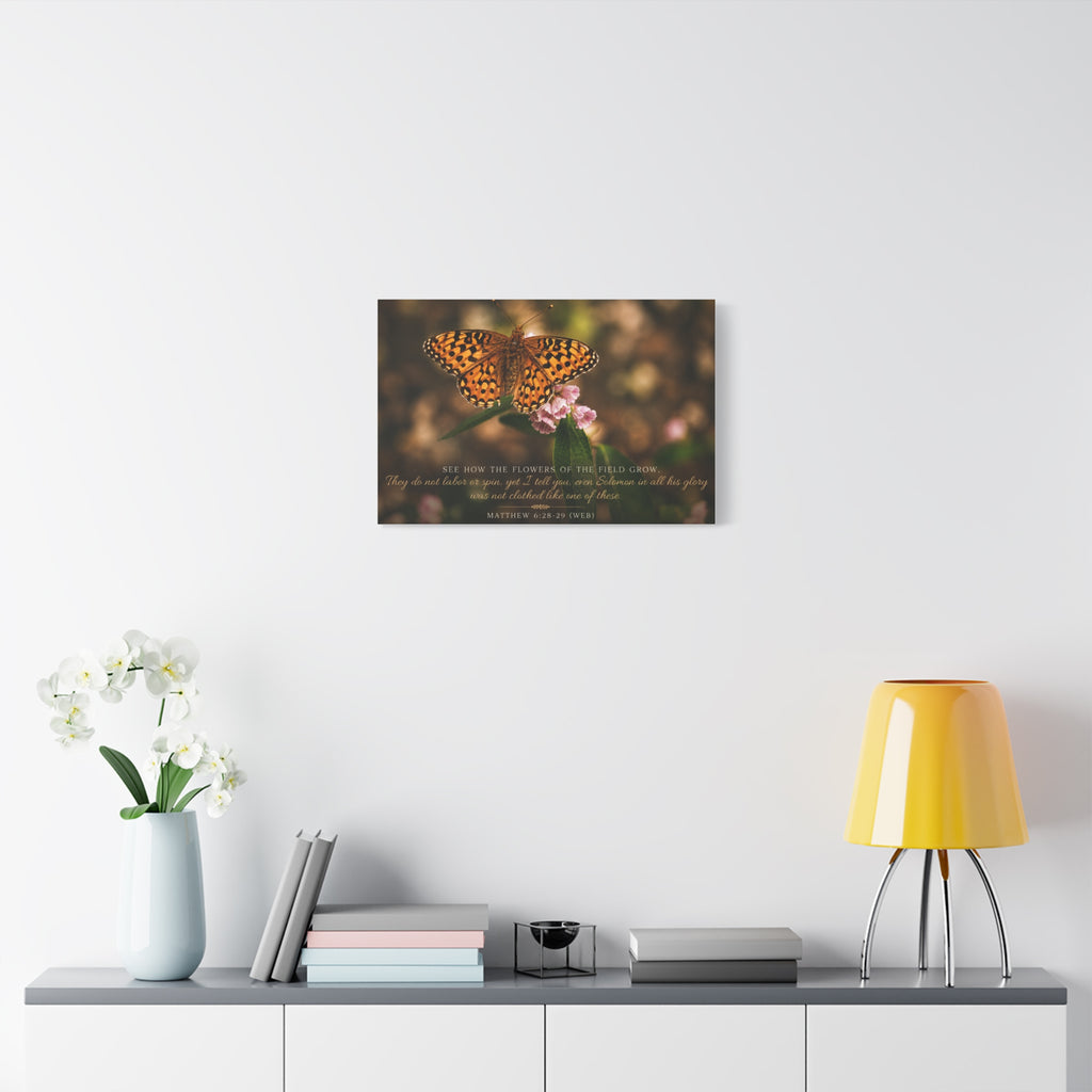 Consider the Flowers - Canvas