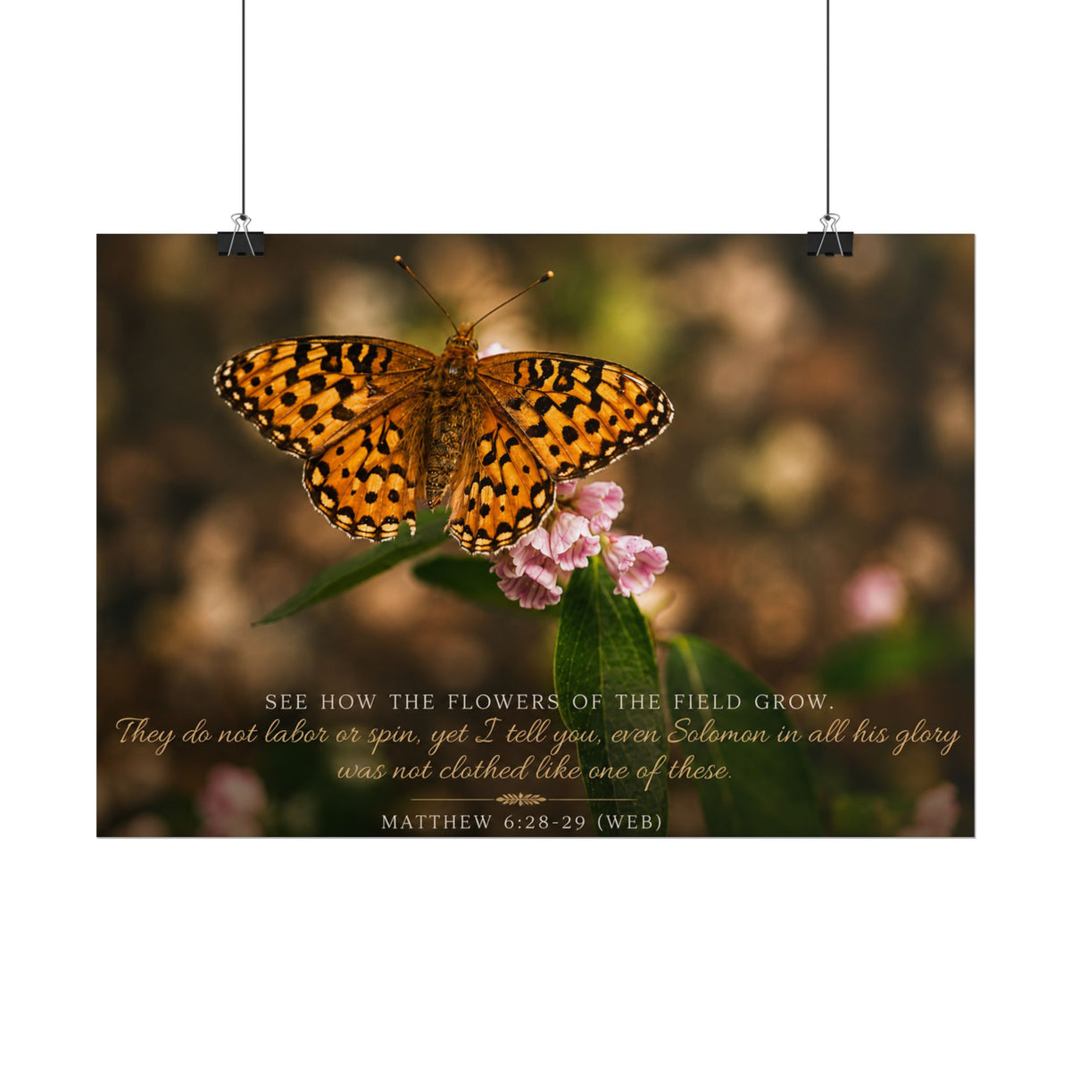 Consider the Flowers - Poster