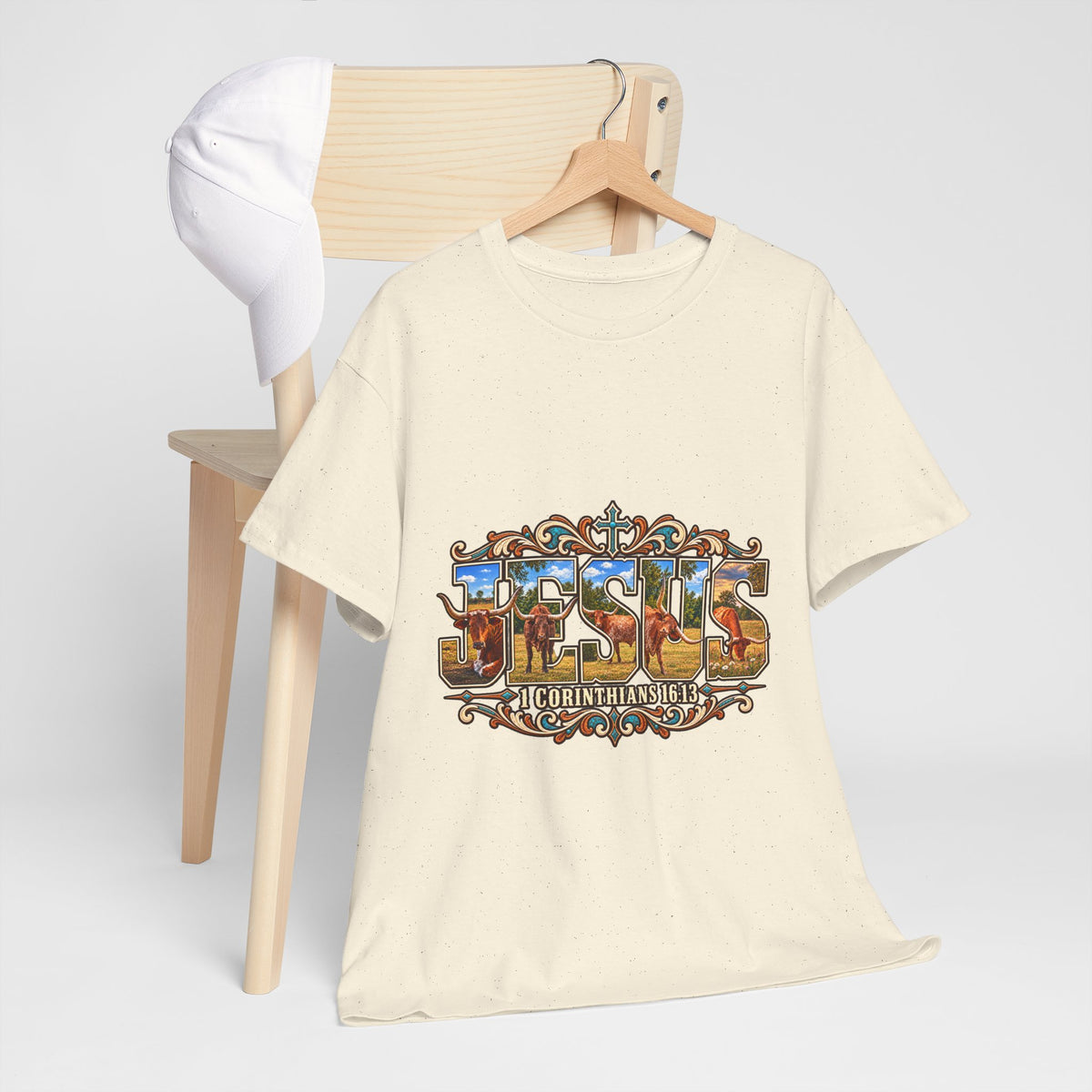 Jesus Longhorn - Shirt