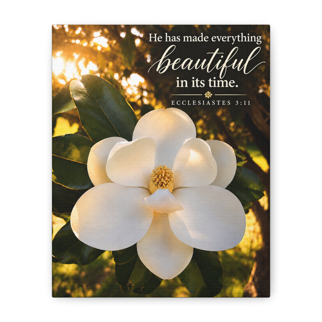 Made Beautiful Magnolia - Canvas