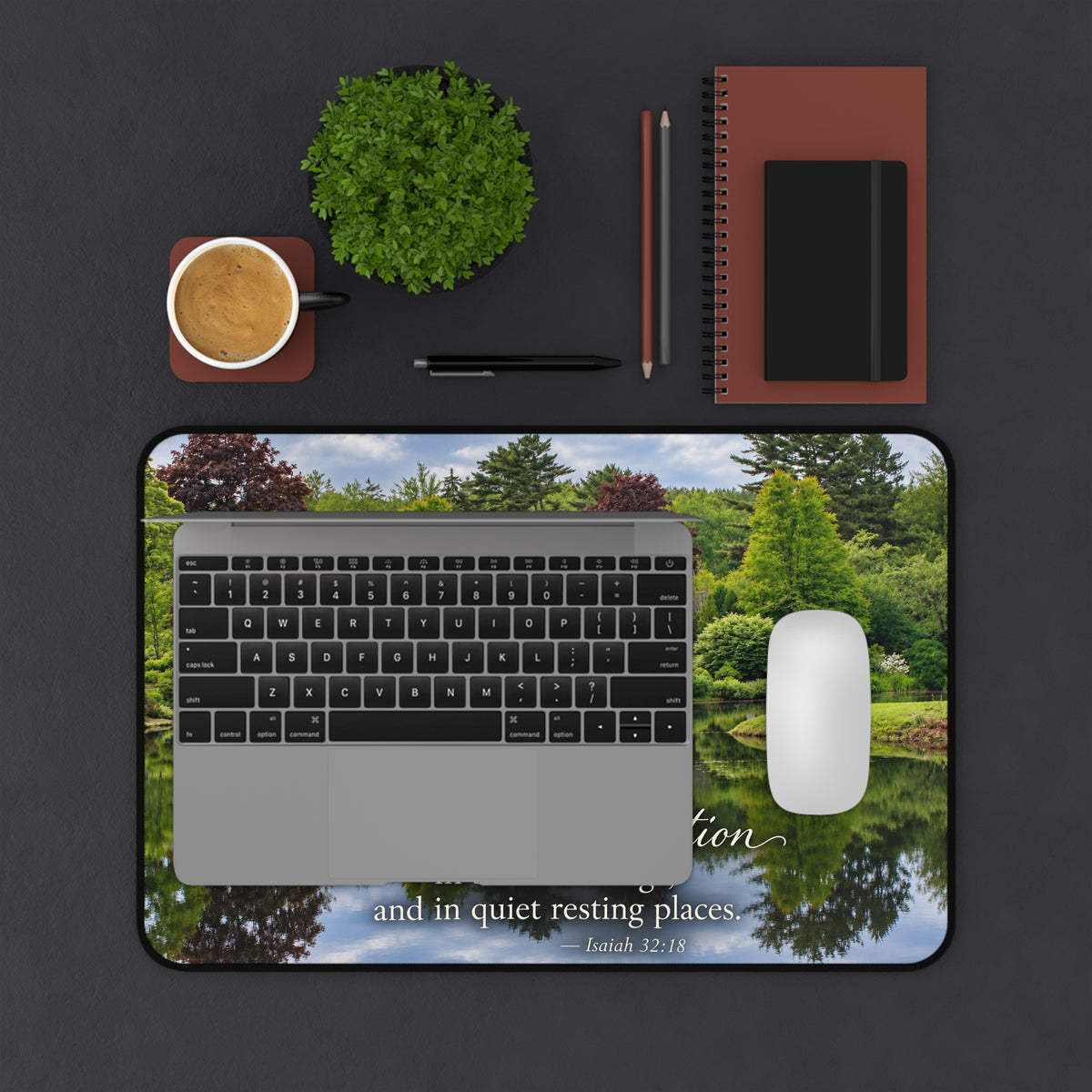 Peaceful Dwellings - Desk Pad