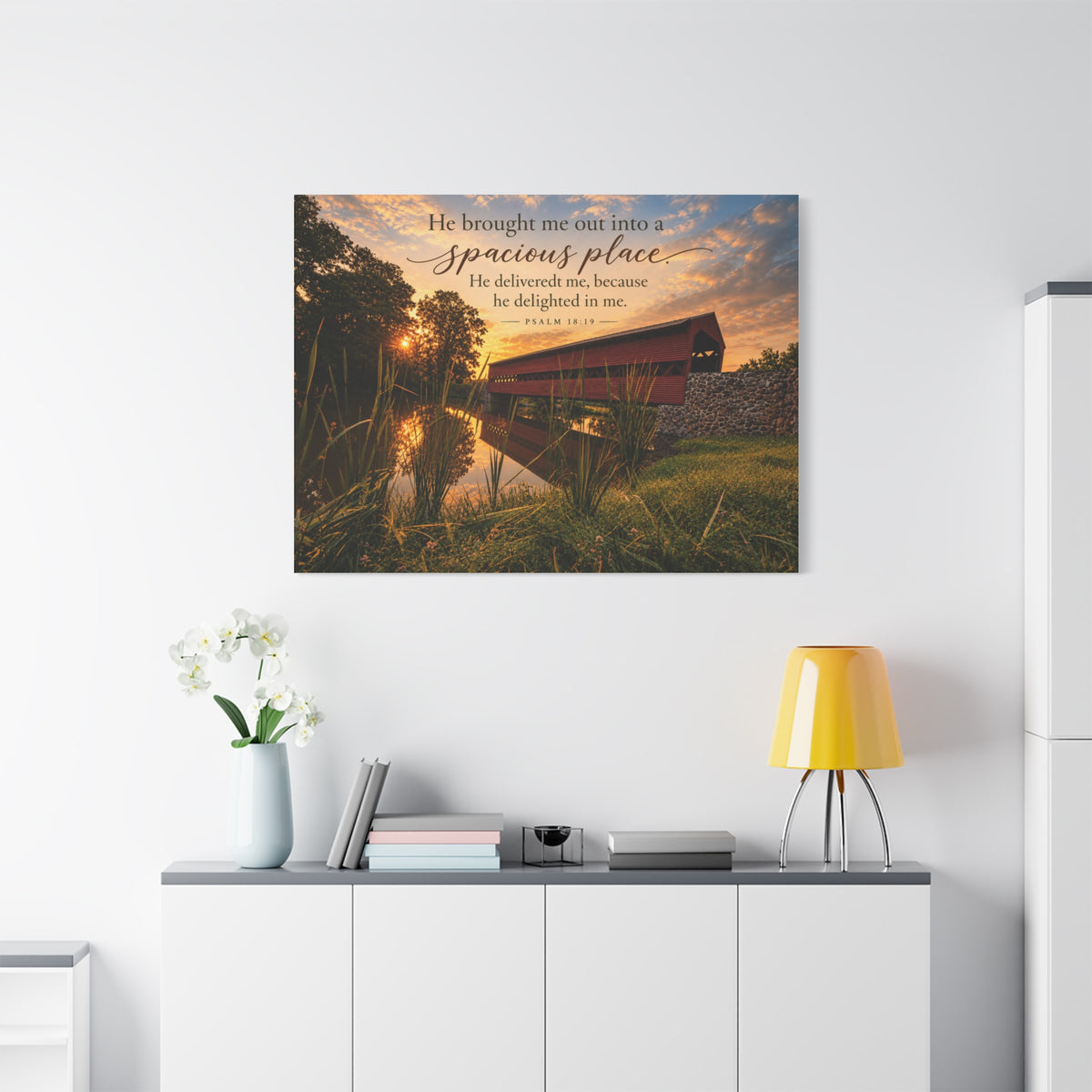 Into a Spacious Place - Canvas