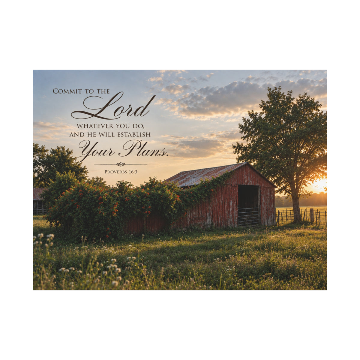 Established by Him - Canvas
