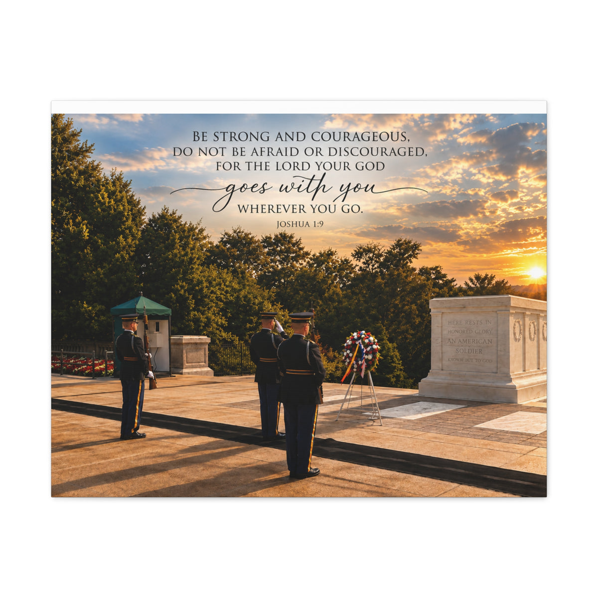 Courage at the Tomb - Canvas