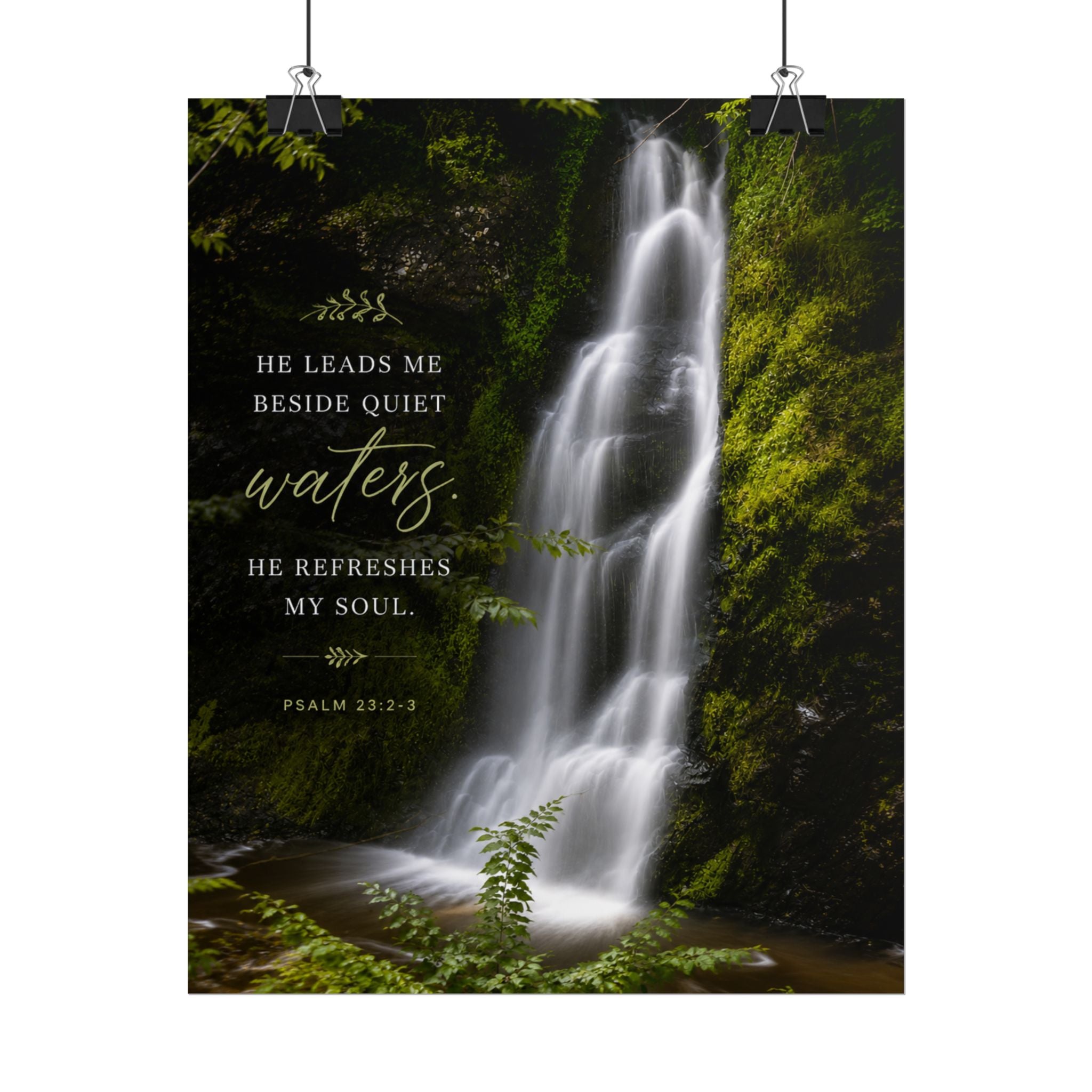Quiet Waters Poster