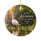 In His Presence Ibis - Ornament