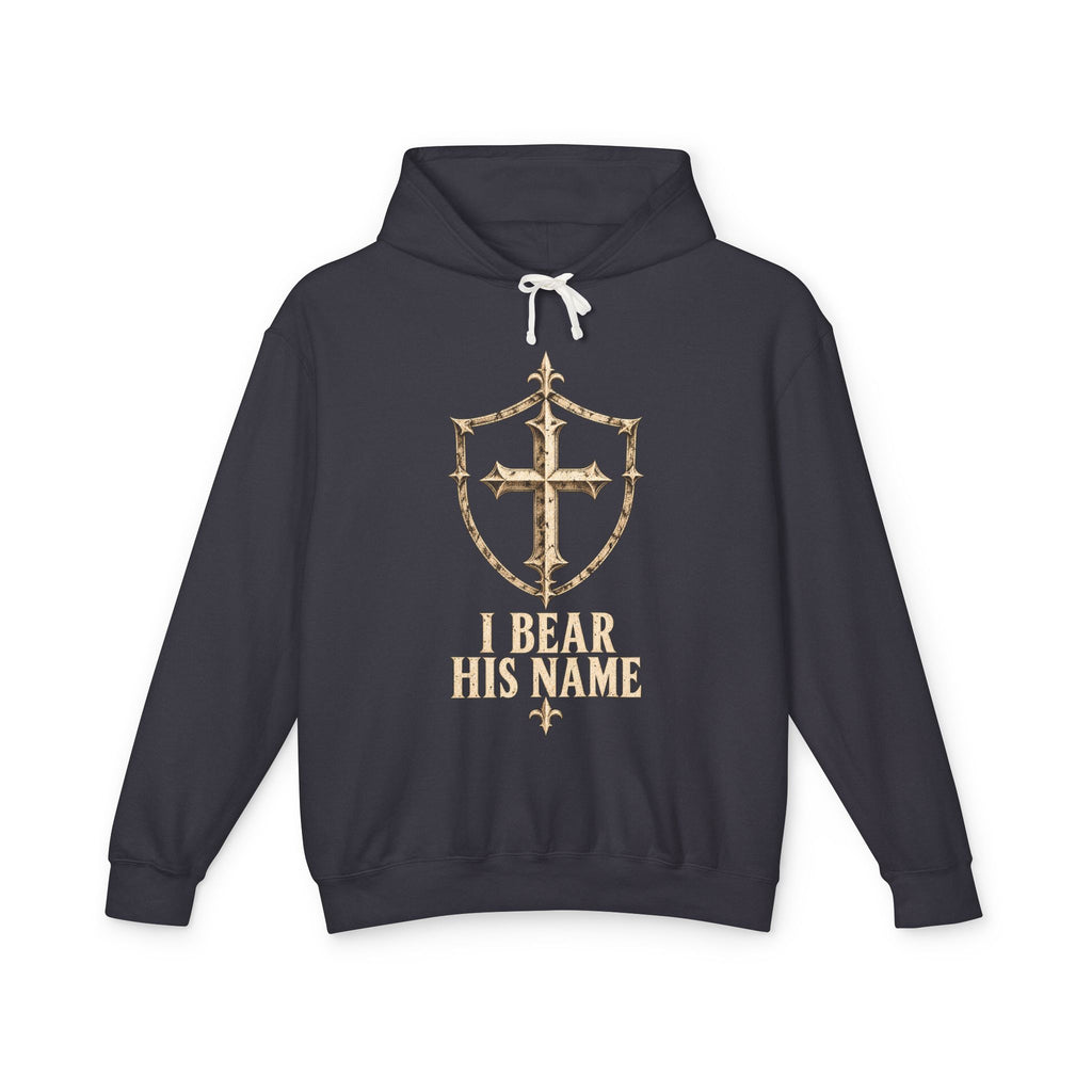 I Bear His Name - Men's Lightweight Hooded Sweatshirt