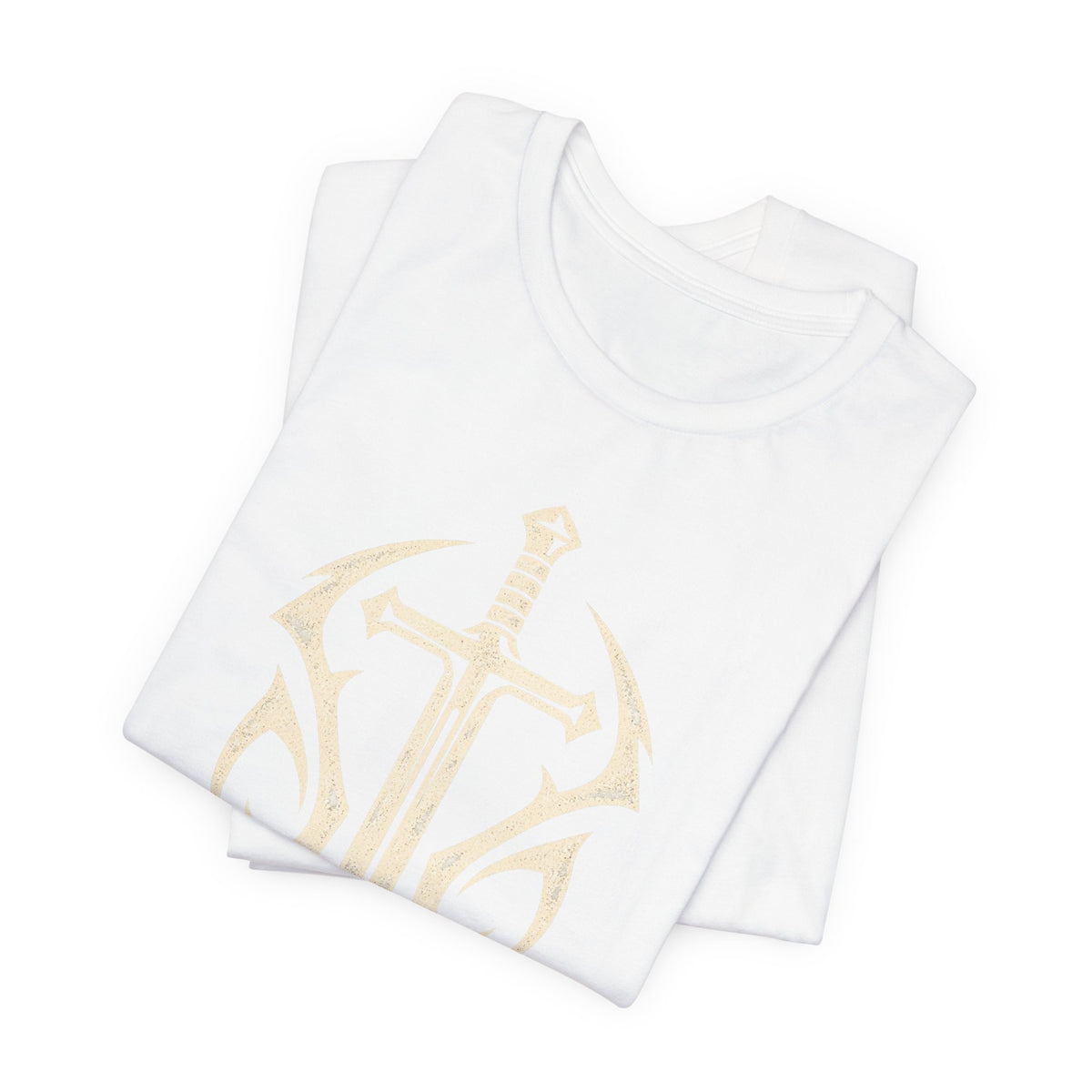 Christian Sword T-Shirt — Be Watchful, Stand Firm Bible Verse Tee
