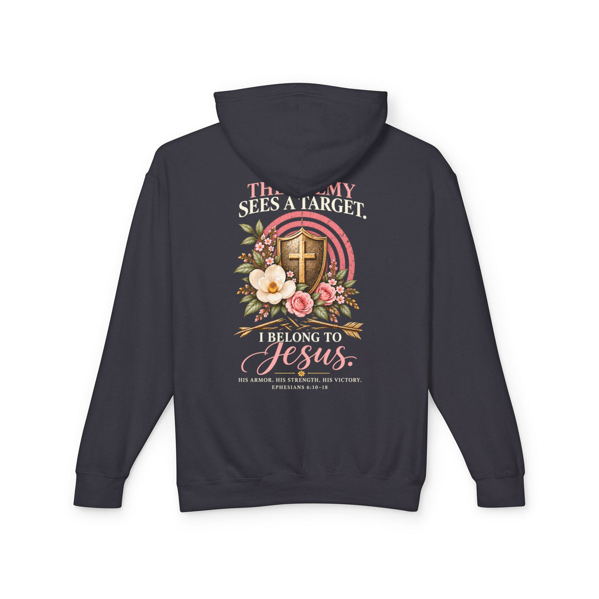 I Bear His Name - Women's Lightweight Hooded Sweatshirt