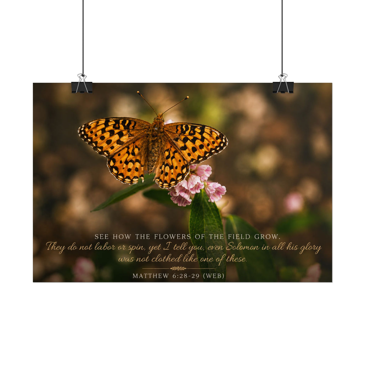 Consider the Flowers - Poster
