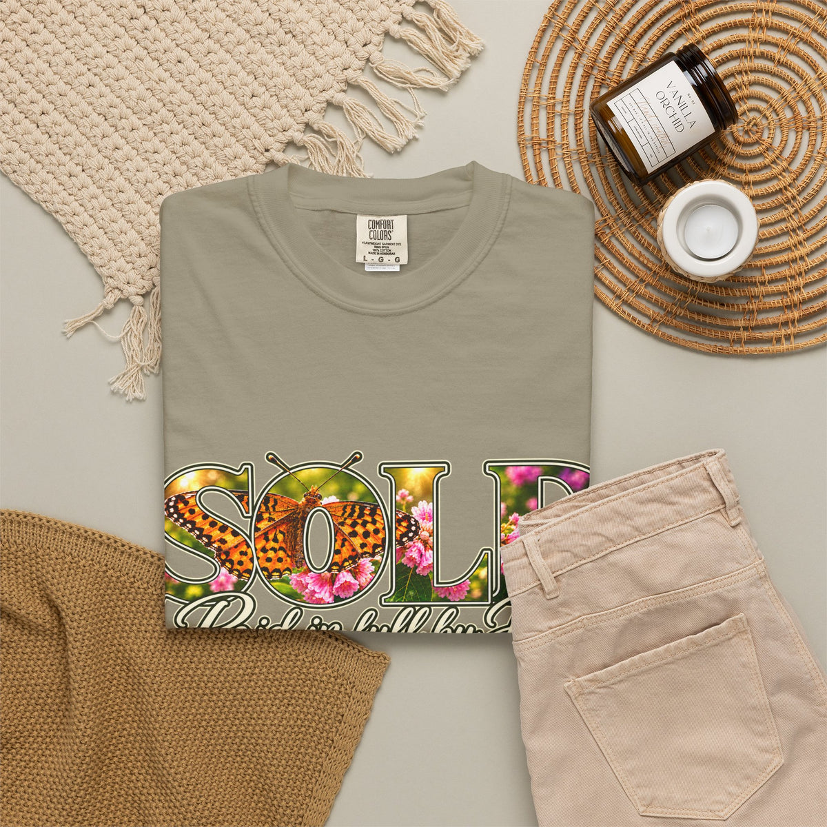 SOLD Consider the Flowers - Shirt