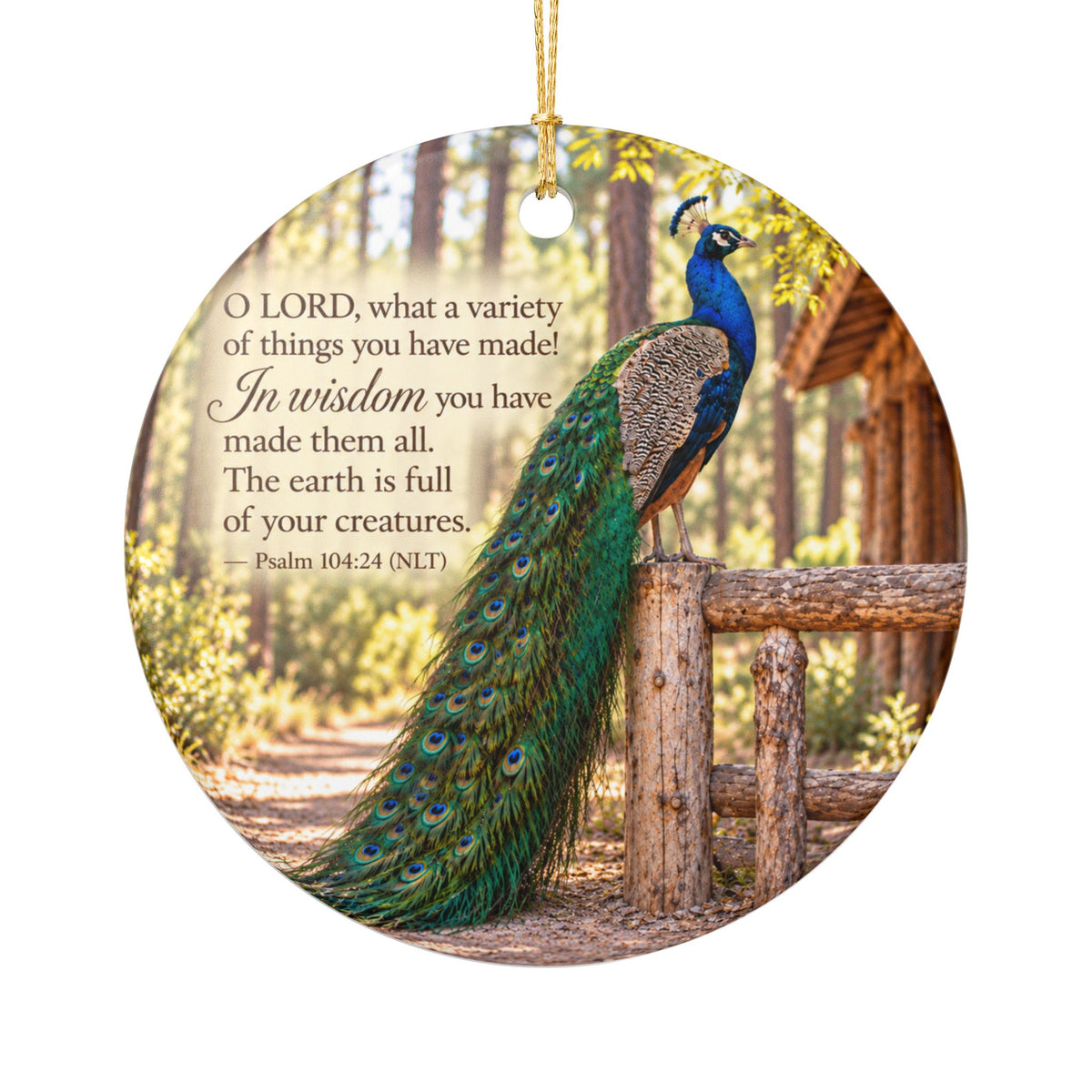 He Made Them All -Ornament