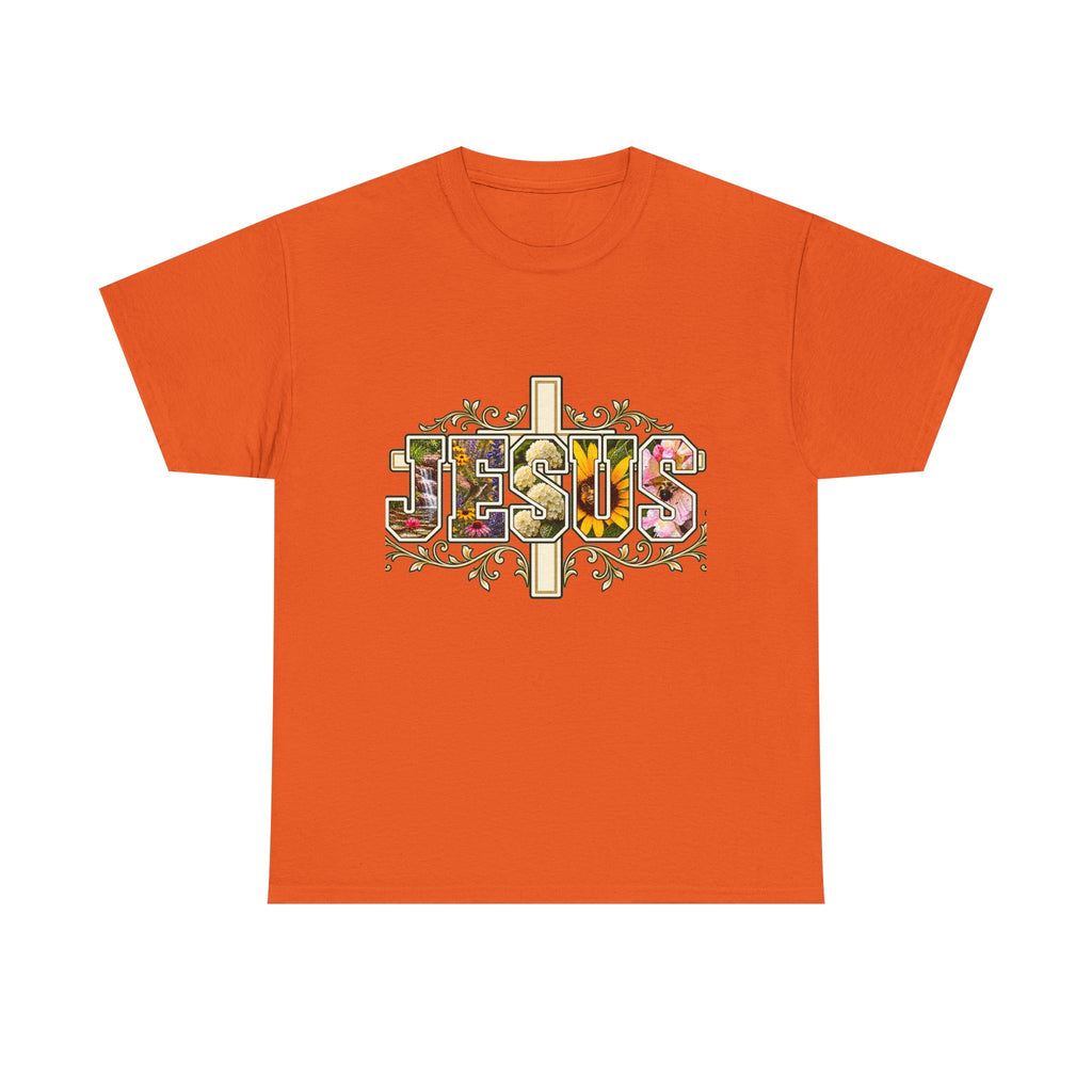 Jesus Floral -Shirt