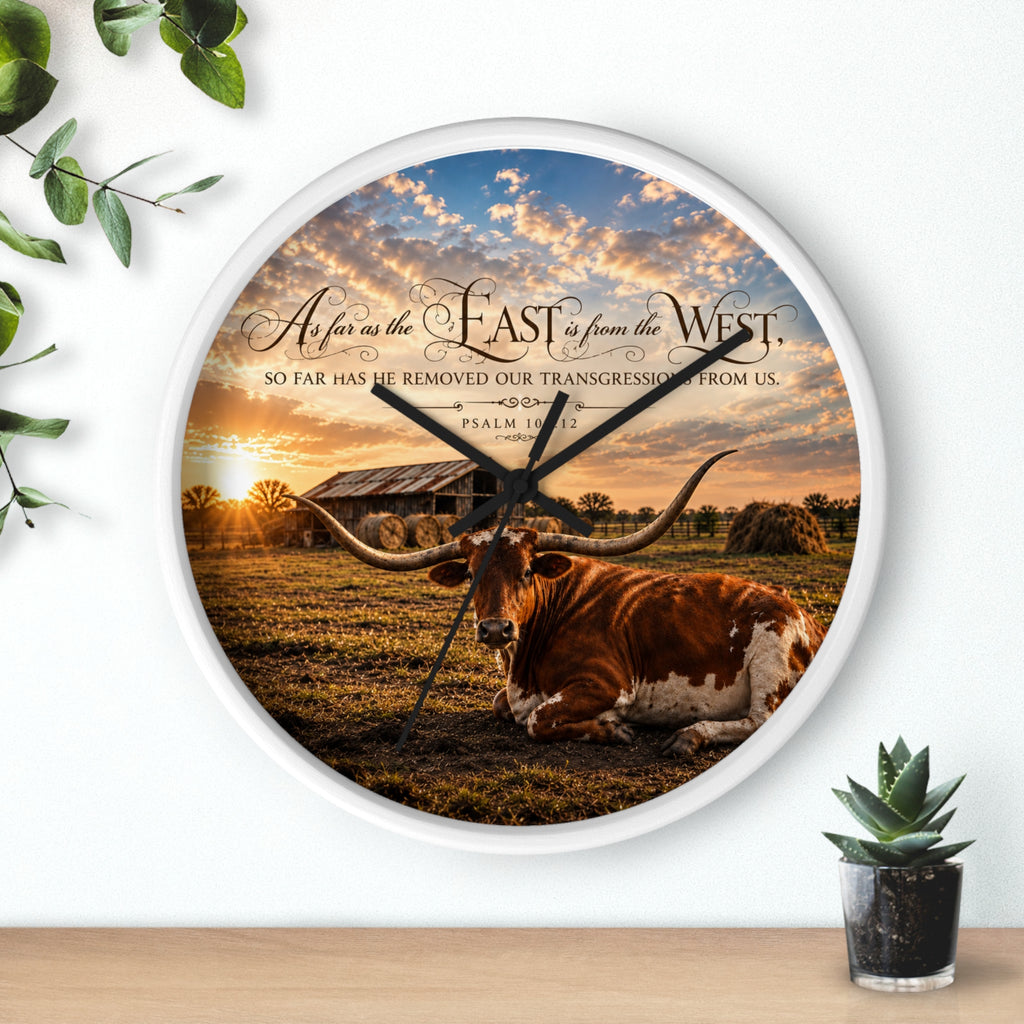 As Far as the East Longhorn - Clock