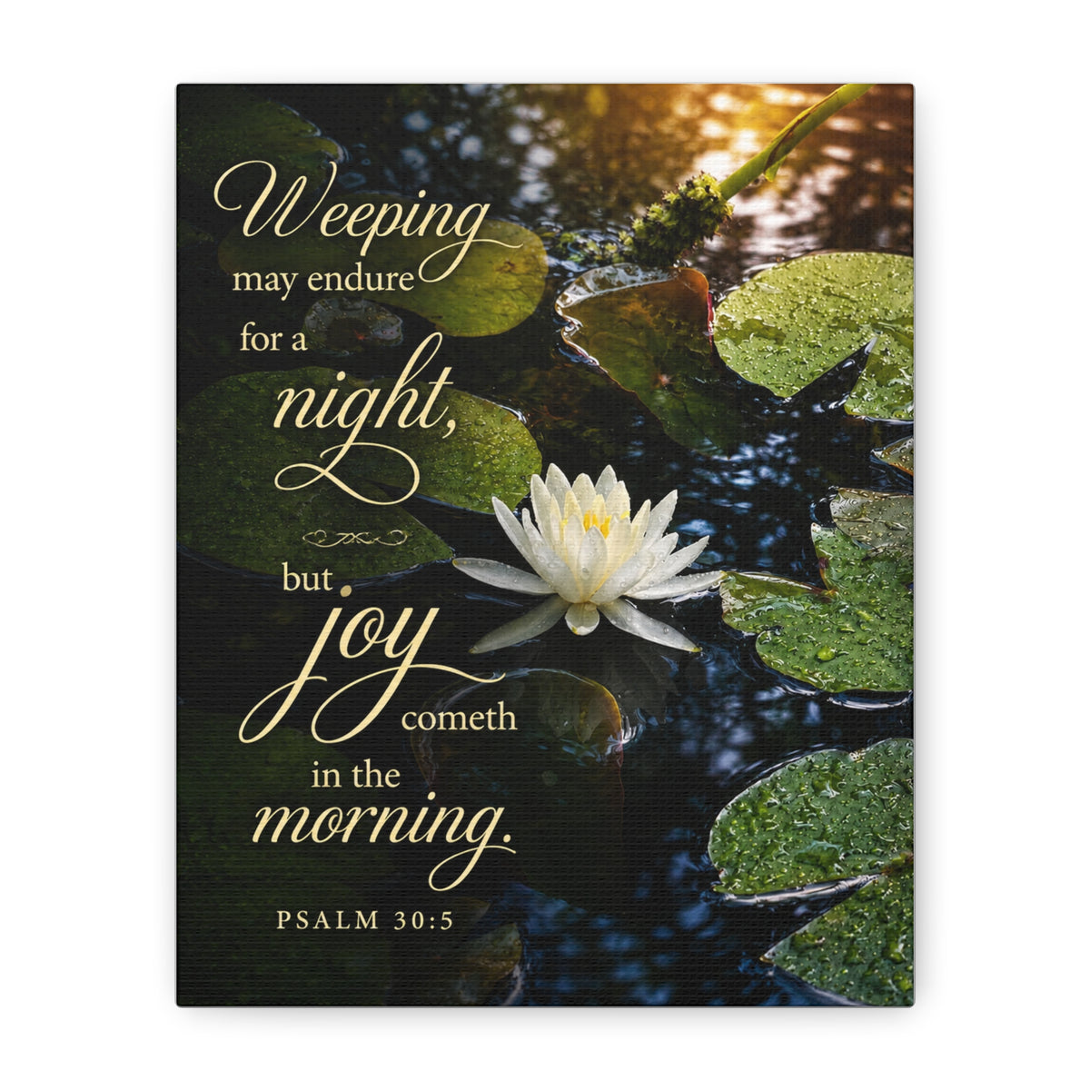 Joy in the Morning Lily - Canvas