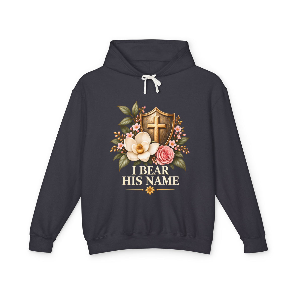 I Bear His Name - Women's Lightweight Hooded Sweatshirt
