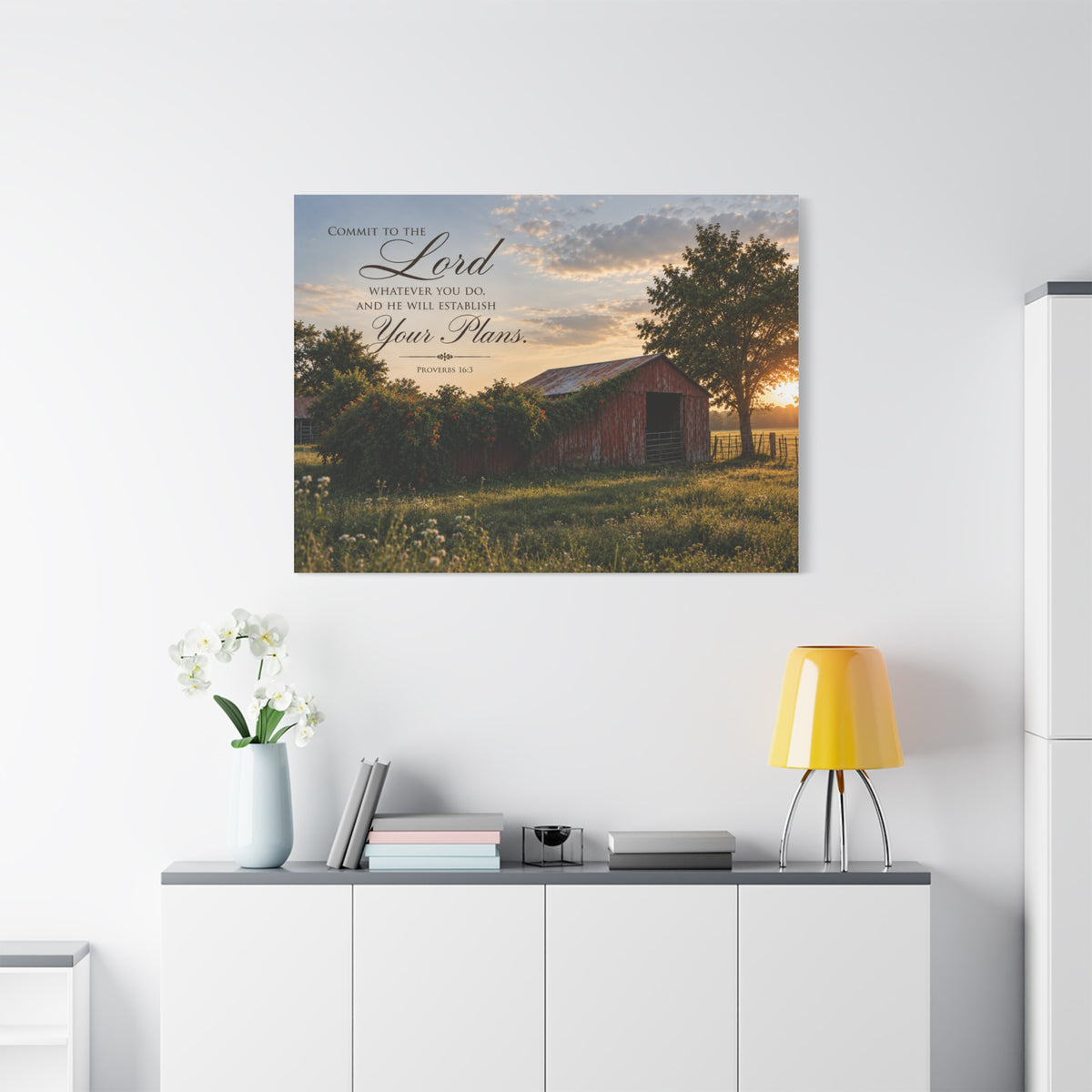 Established by Him - Canvas