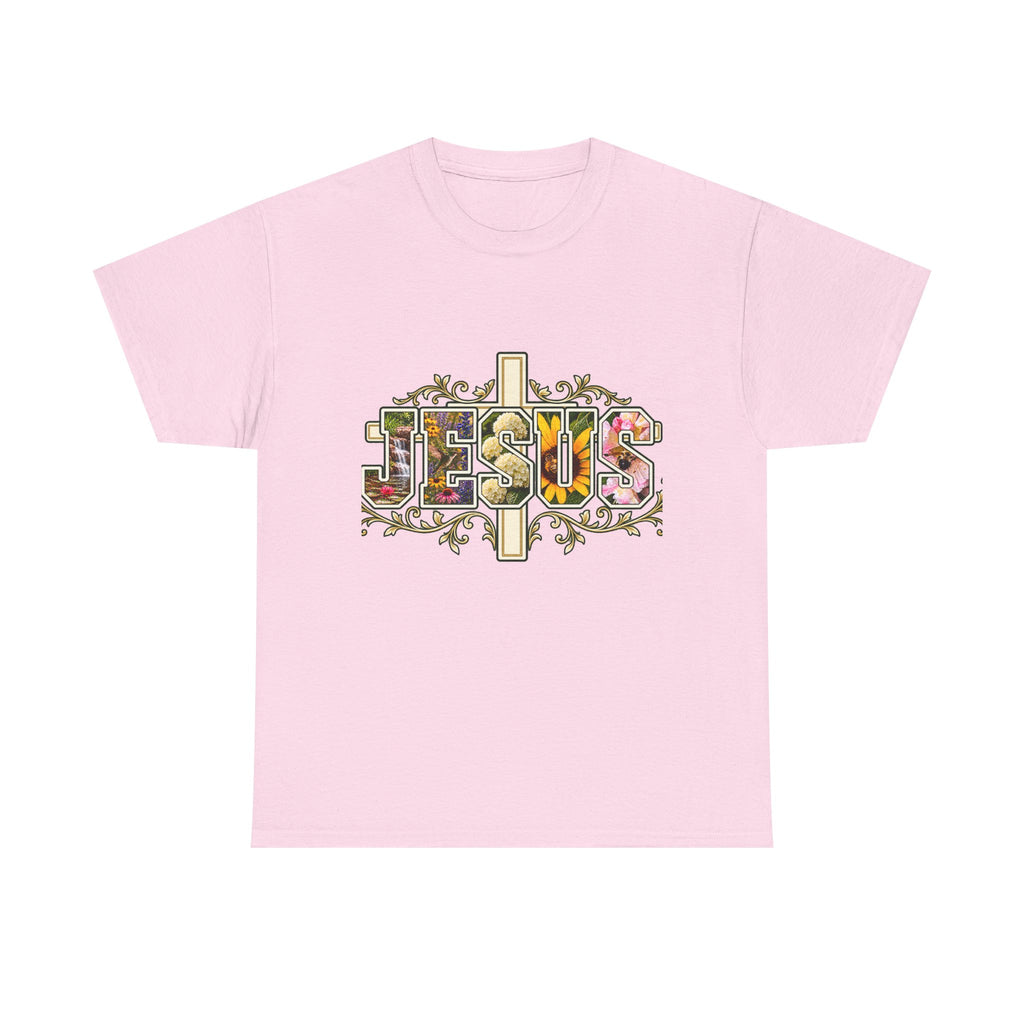 Jesus Floral -Shirt