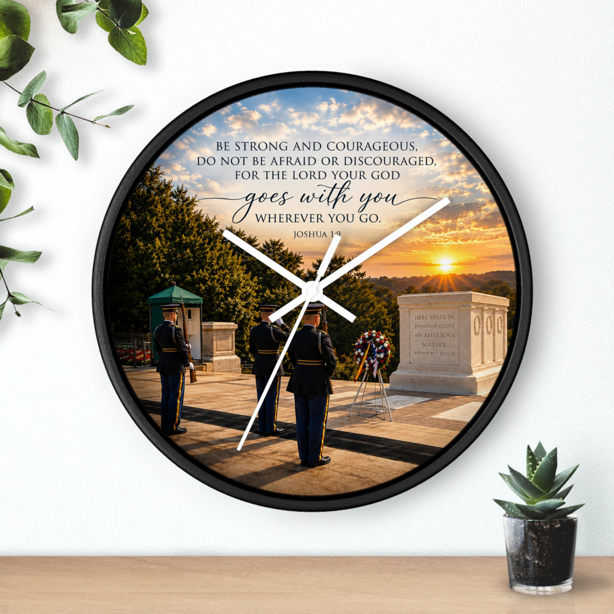 Courage at the Tomb - Clock