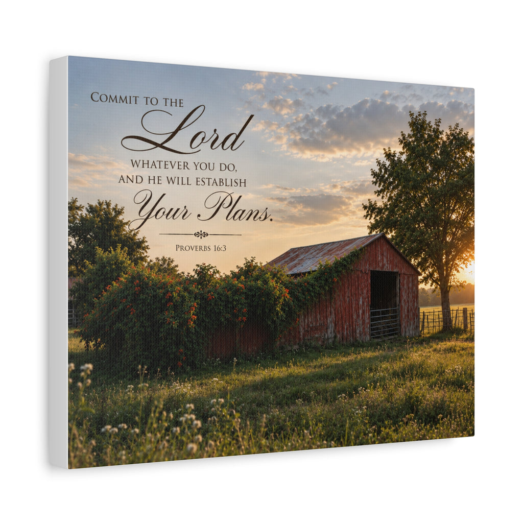 Established by Him - Canvas