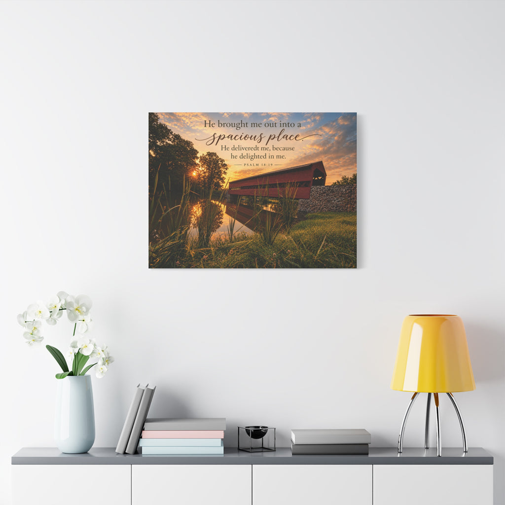 Into a Spacious Place - Canvas
