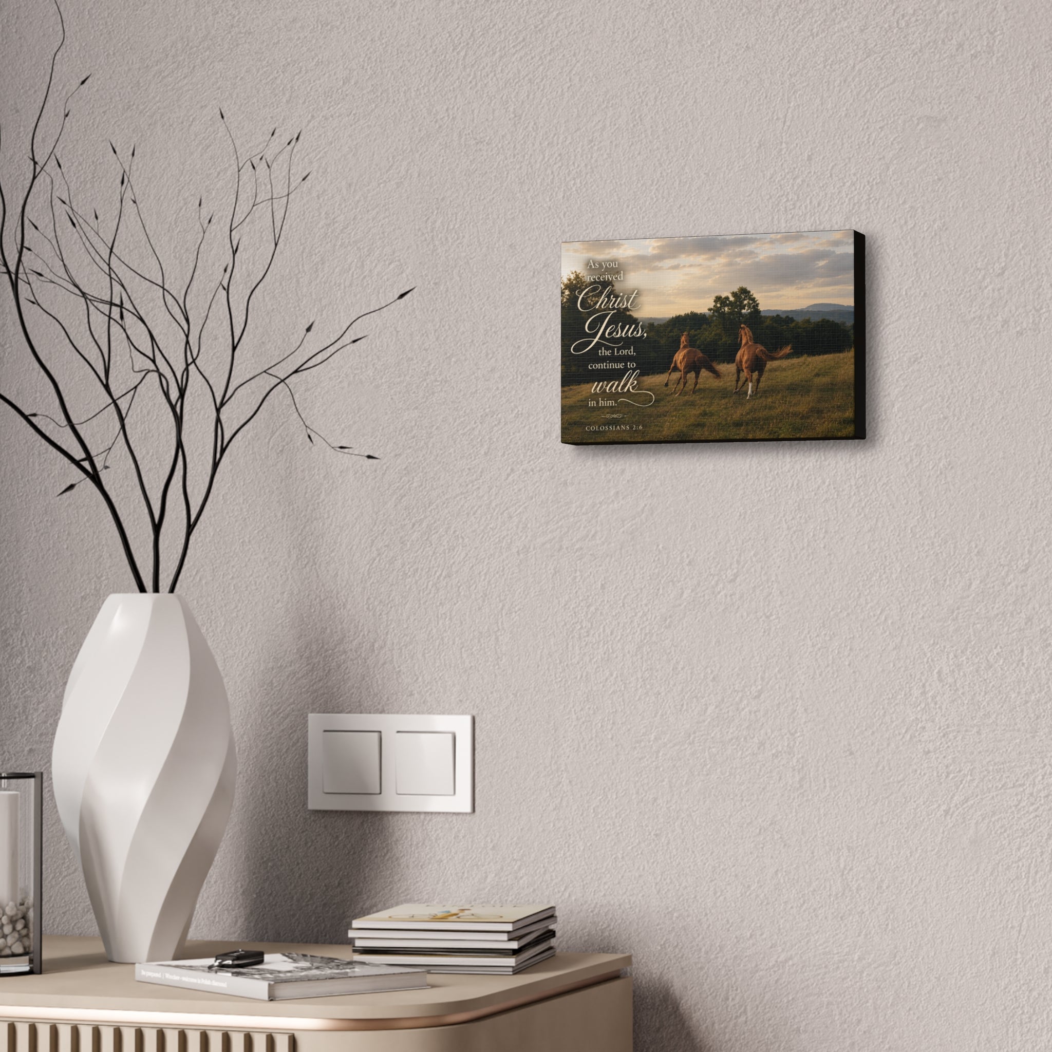 Walk in Him | Canvas