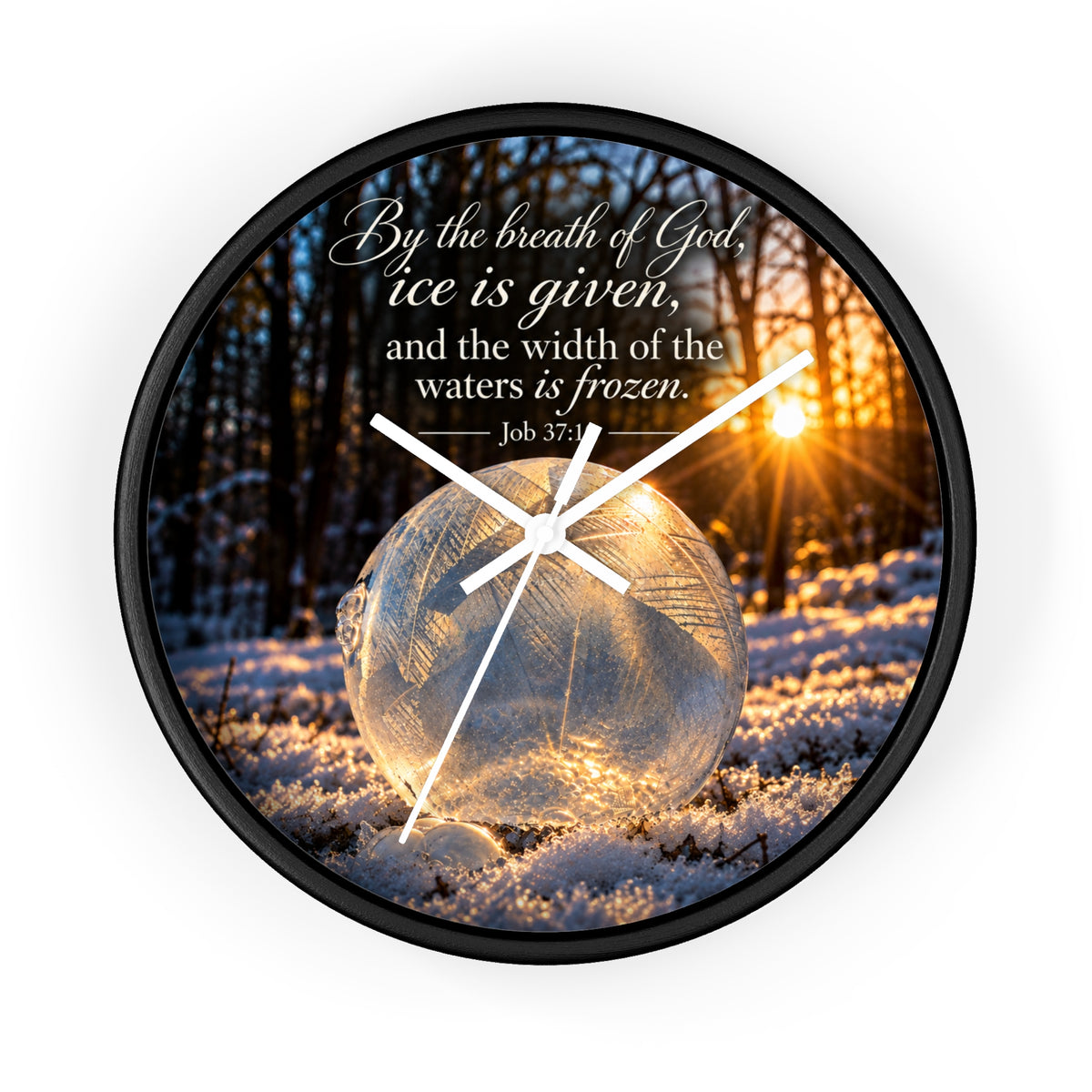 By His Breath - Clock