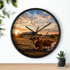 As Far as the East Longhorn - Clock