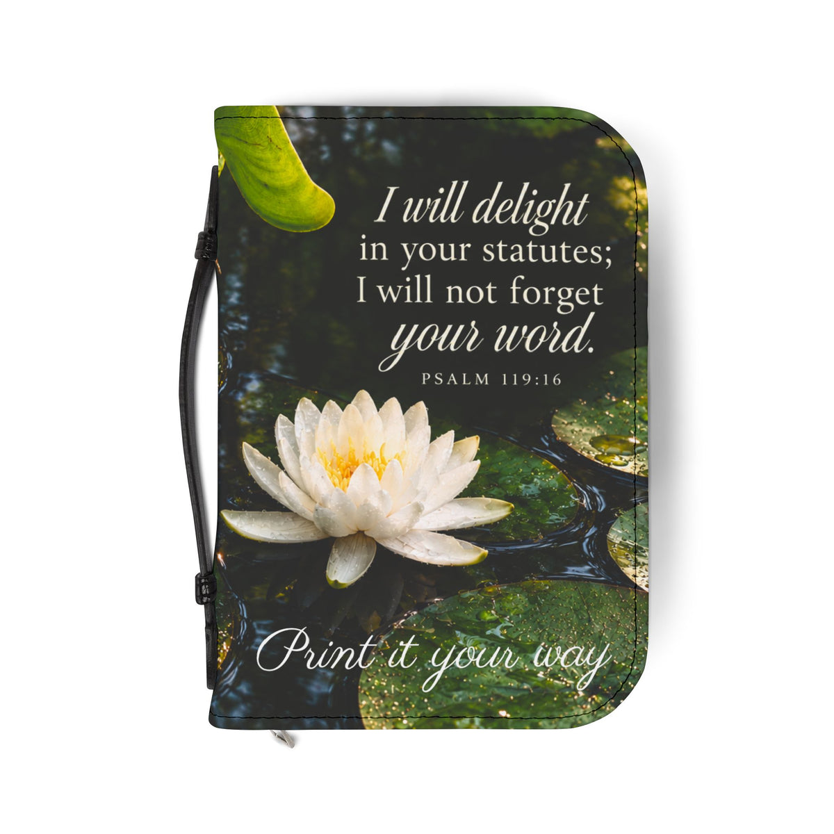 Delight in His Word - Bible Cover