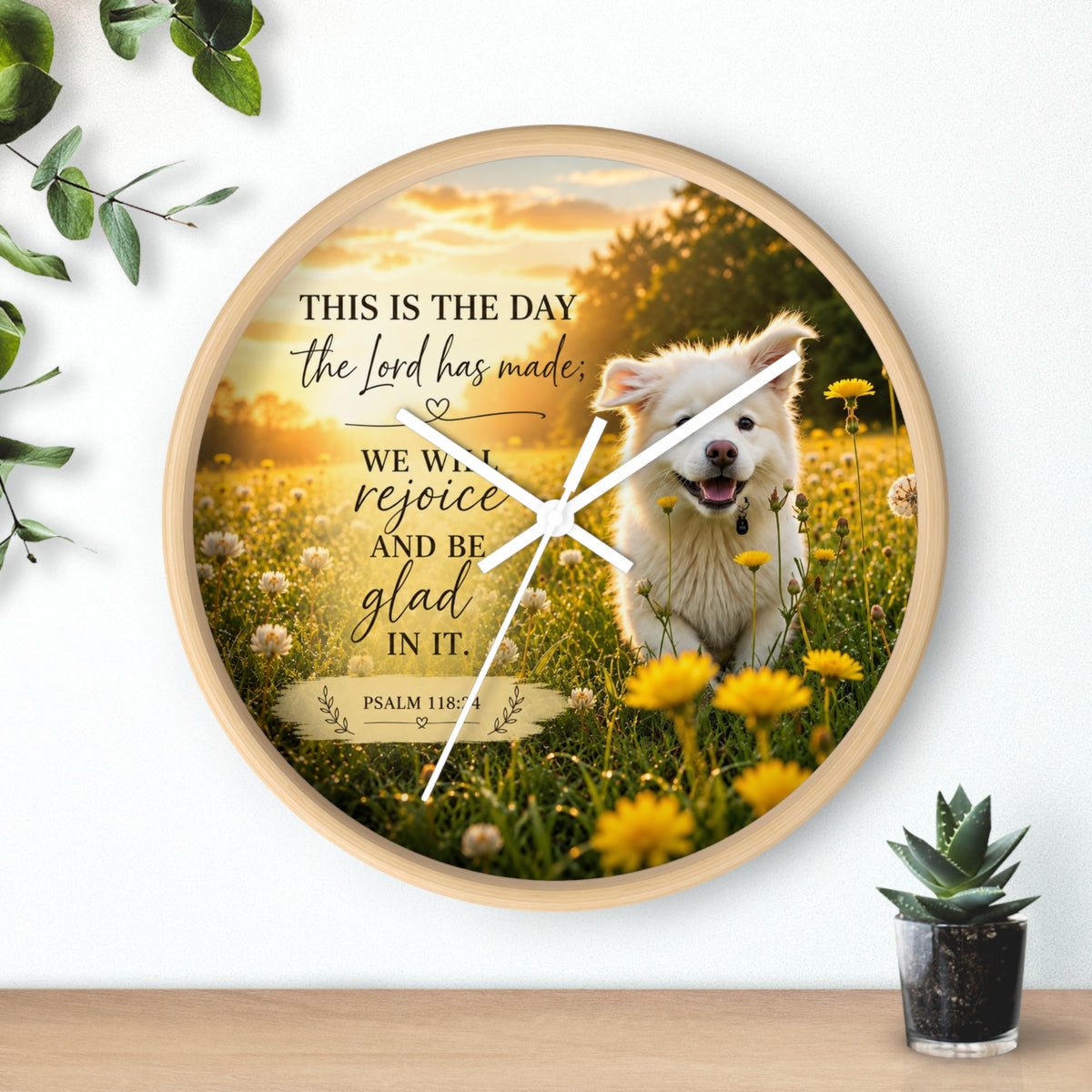 Rejoice Puppy = Clock