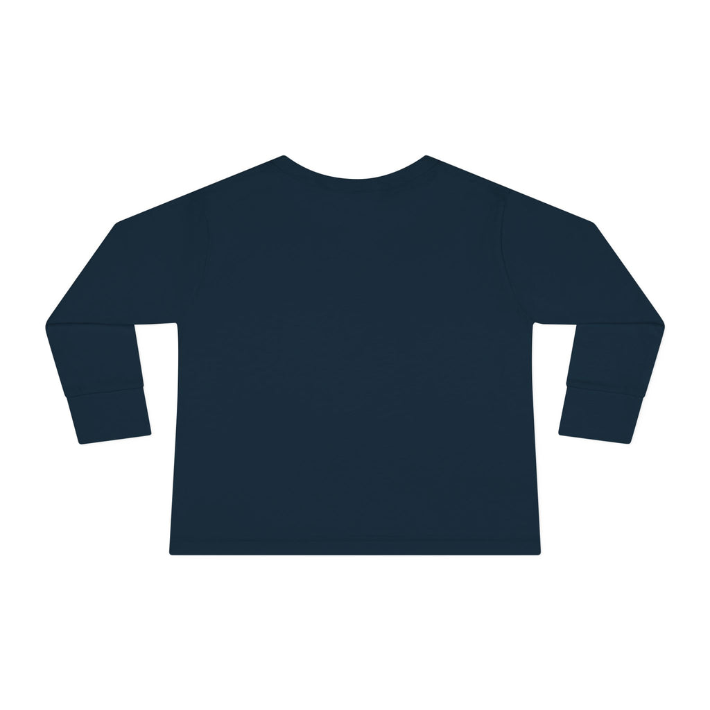 Toddler Tee - "God Made Me Roarsome" Dinosaur Long Sleeve Shirt