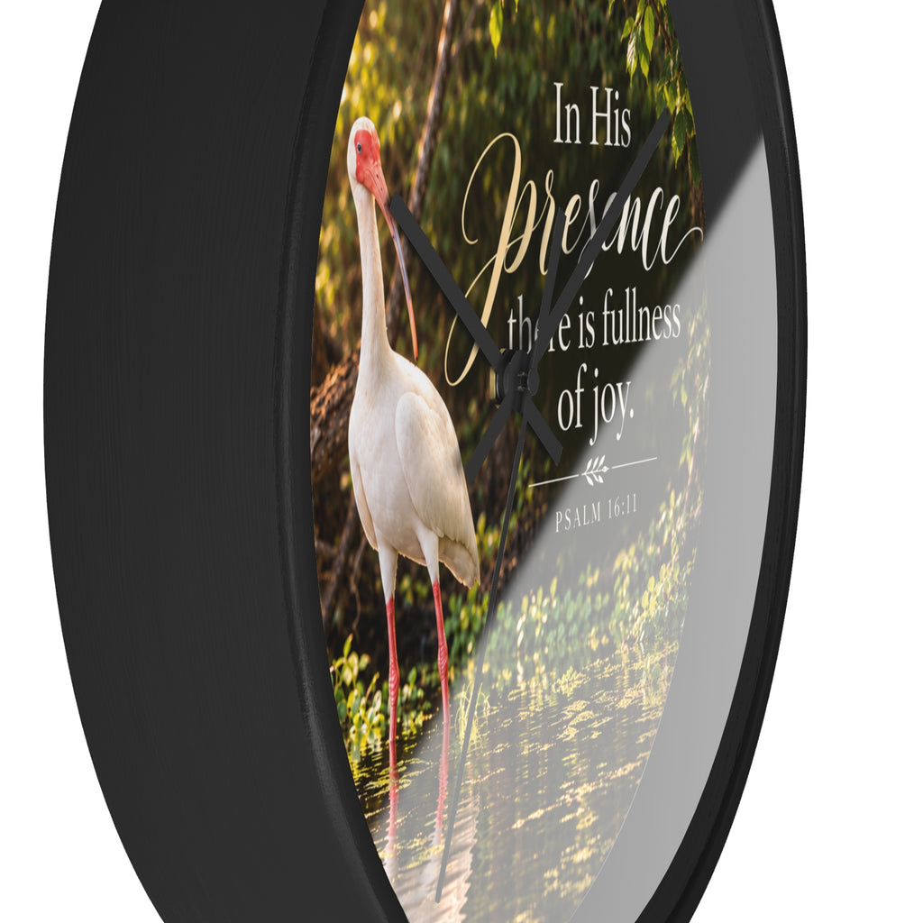 In His Presence Ibis - Clock