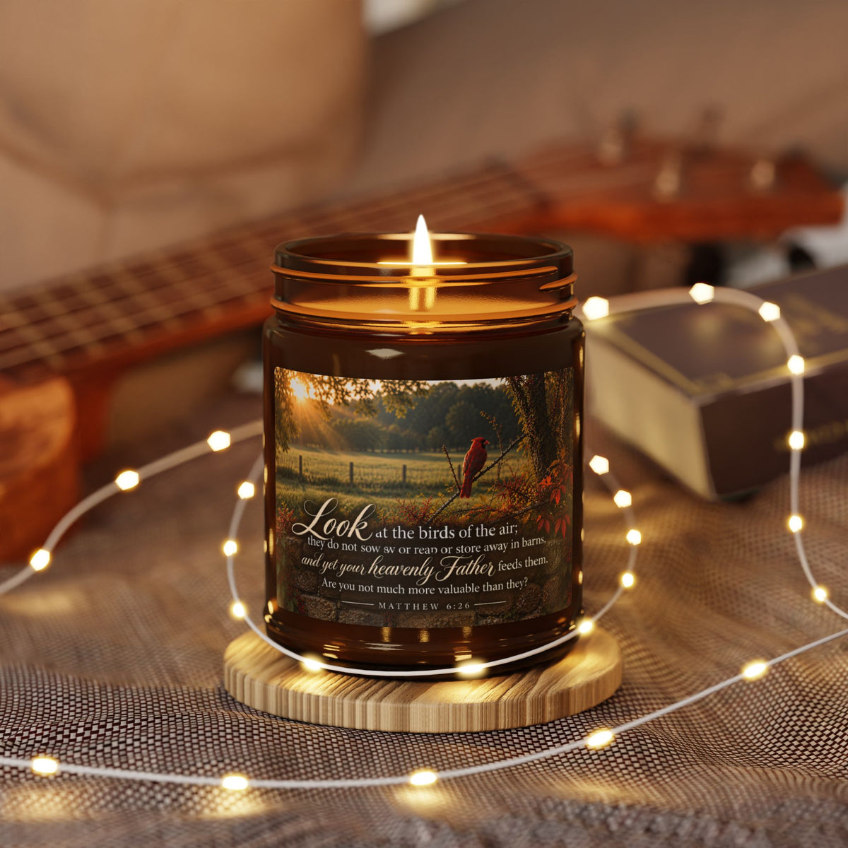 Fed by the Father Cardinal - Candle