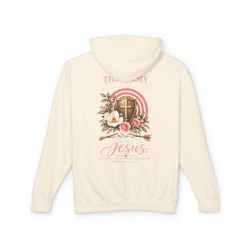 I Bear His Name - Women's Lightweight Hooded Sweatshirt