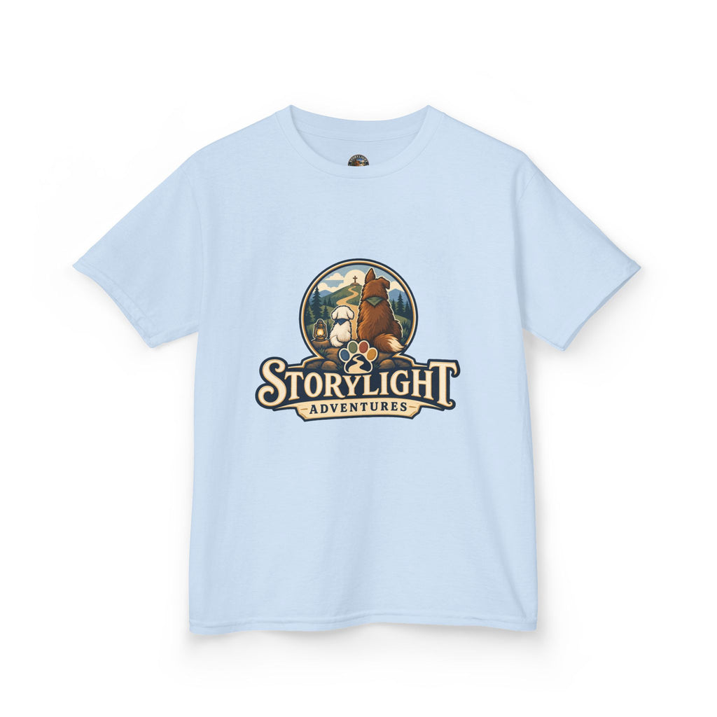 Kids T‑Shirt — "Storylight Adventures" Logo Tee for Kids | Cute Outdoor Adventure Shirt