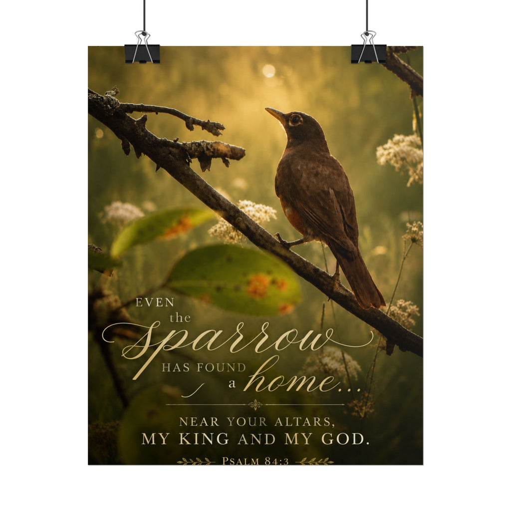 Near Your Altars Bird - Poster