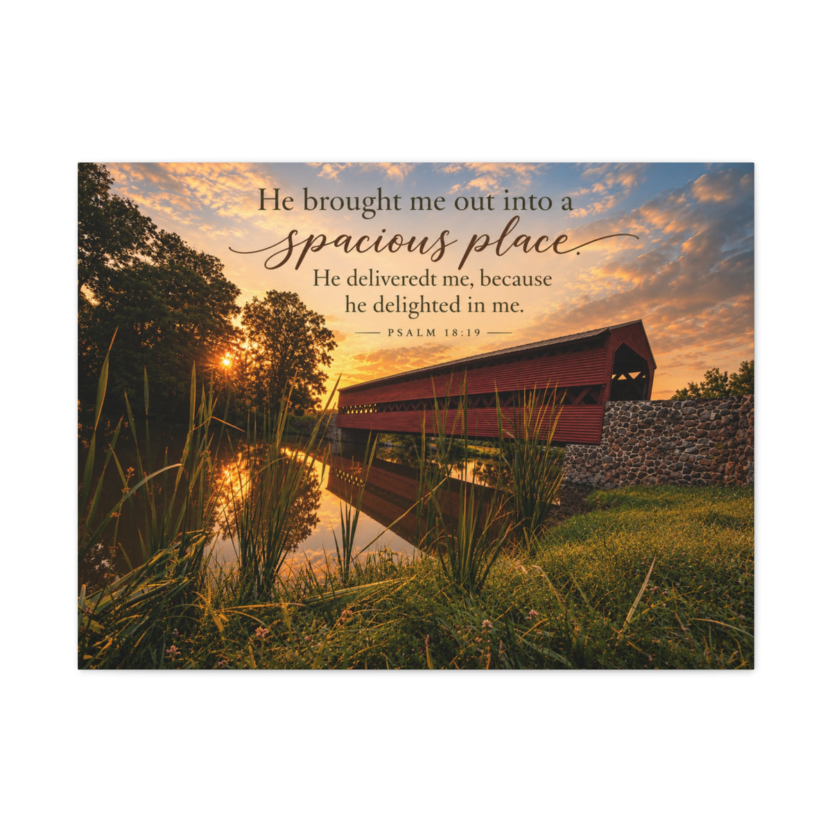Into a Spacious Place - Canvas